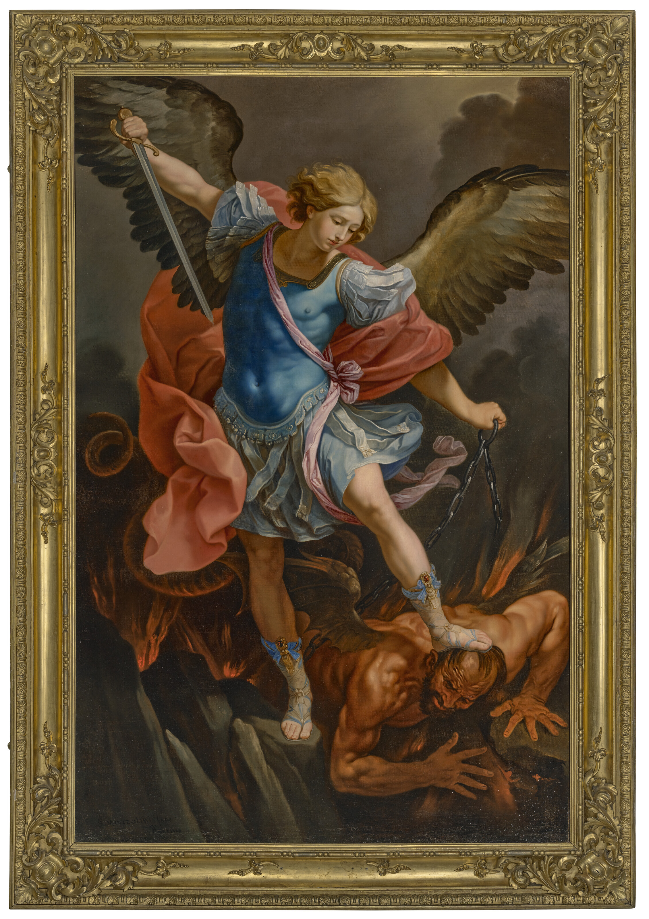 archangel michael painting guido reni
