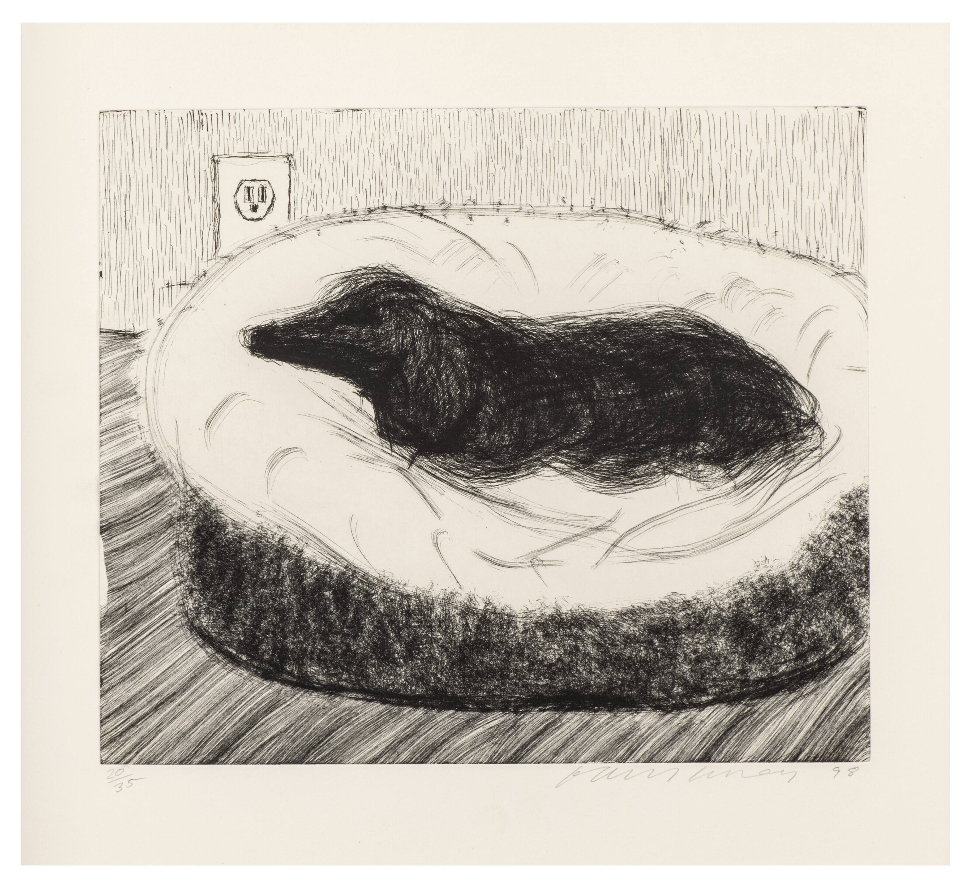 DAVID HOCKNEY (B. 1937), Dog Wall: One Plate | Christie's