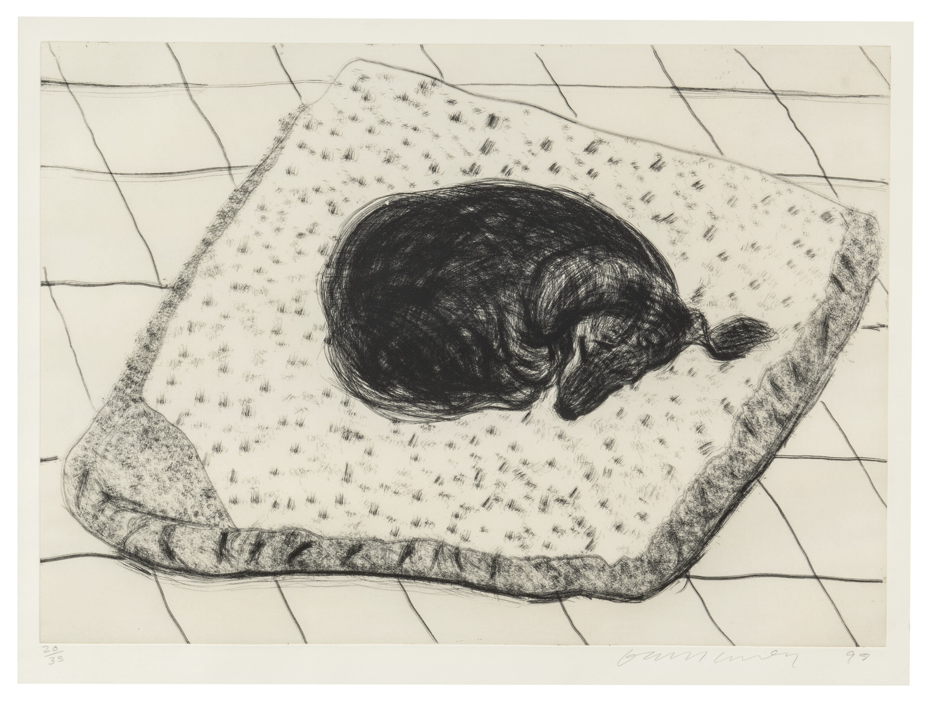DAVID HOCKNEY (B. 1937), Dog Wall: One Plate | Christie's
