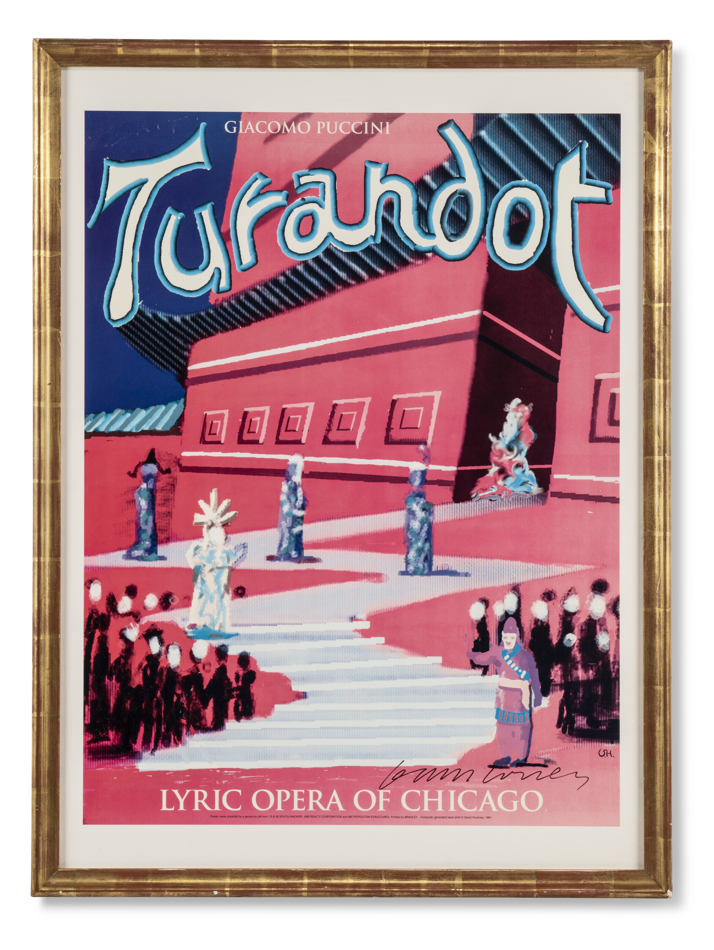 Turandot, Lyric Opera of Chicago, AFTER DAVID HOCKNEY (b.1937