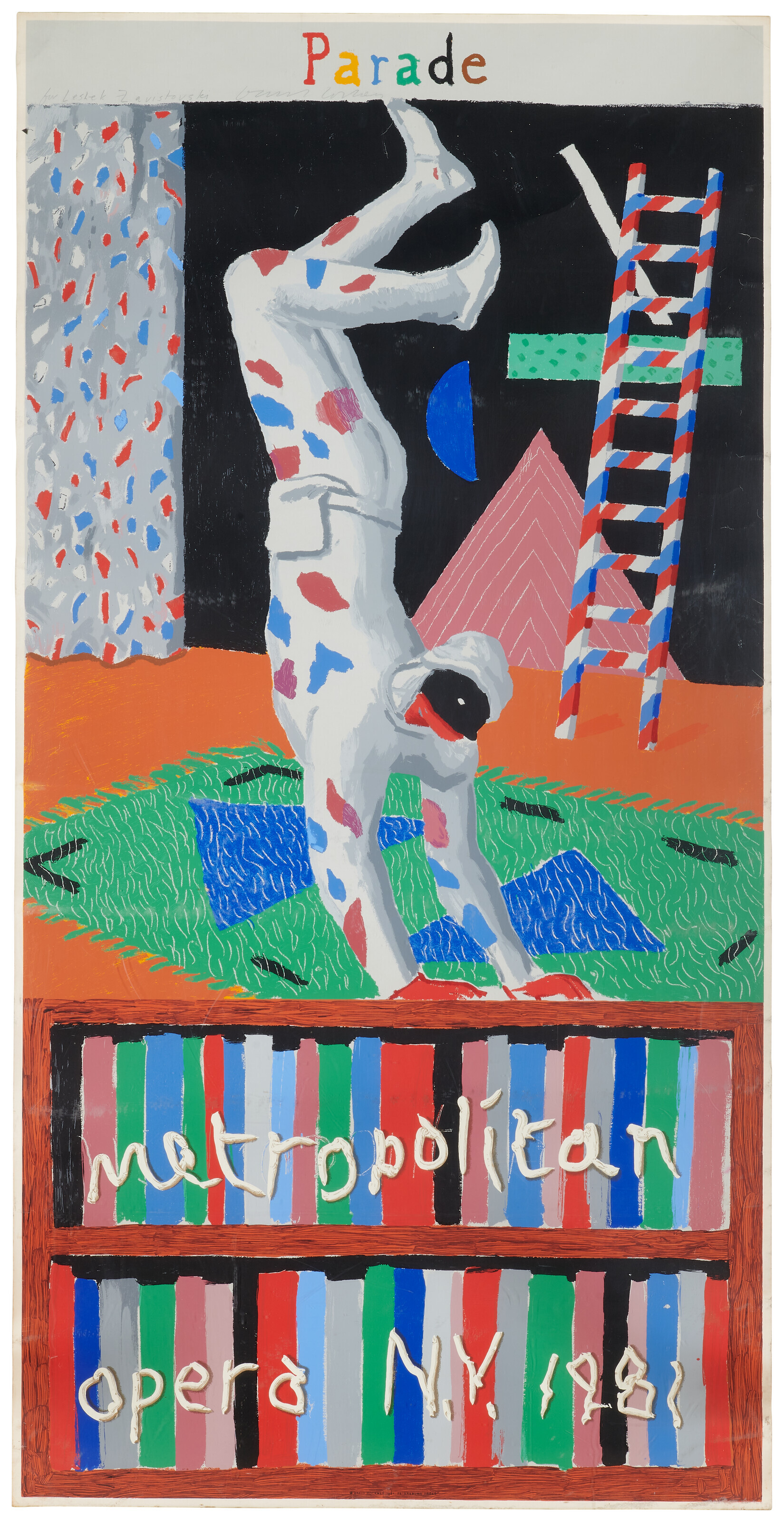 Parade, Metropolitan Opera, New York, 1981, DAVID HOCKNEY (b.1937