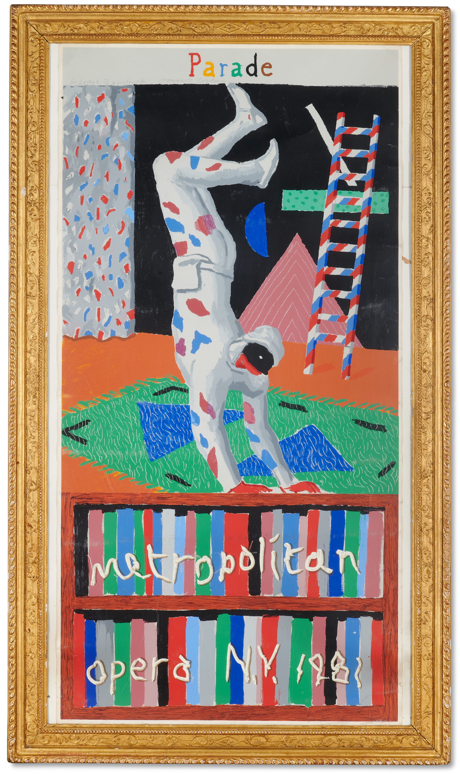 Parade, Metropolitan Opera, New York, 1981, DAVID HOCKNEY (b.1937