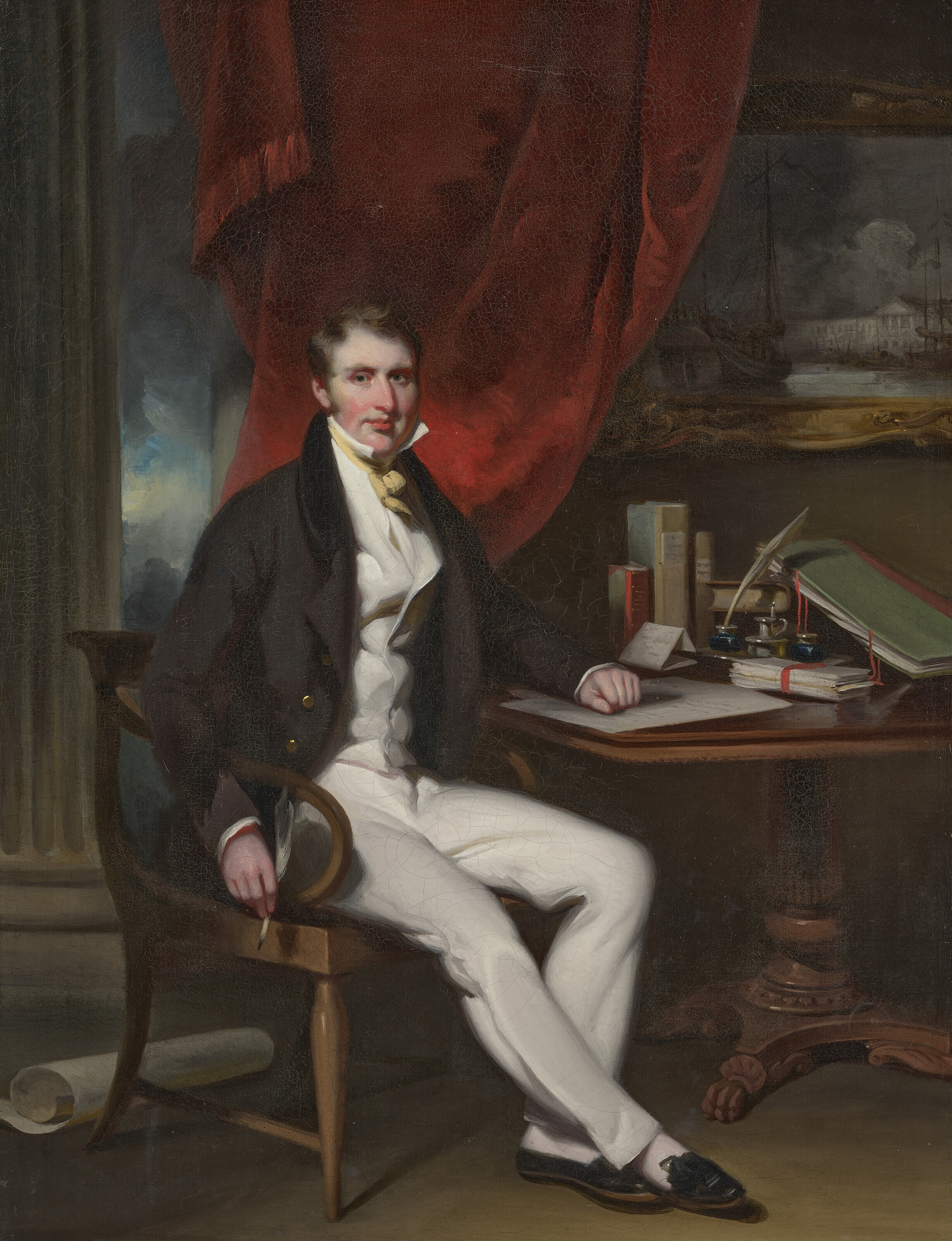 George Chinnery, Portrait of William Jardine, sold for £100,800 on 25 May 2023 at Christie's in London