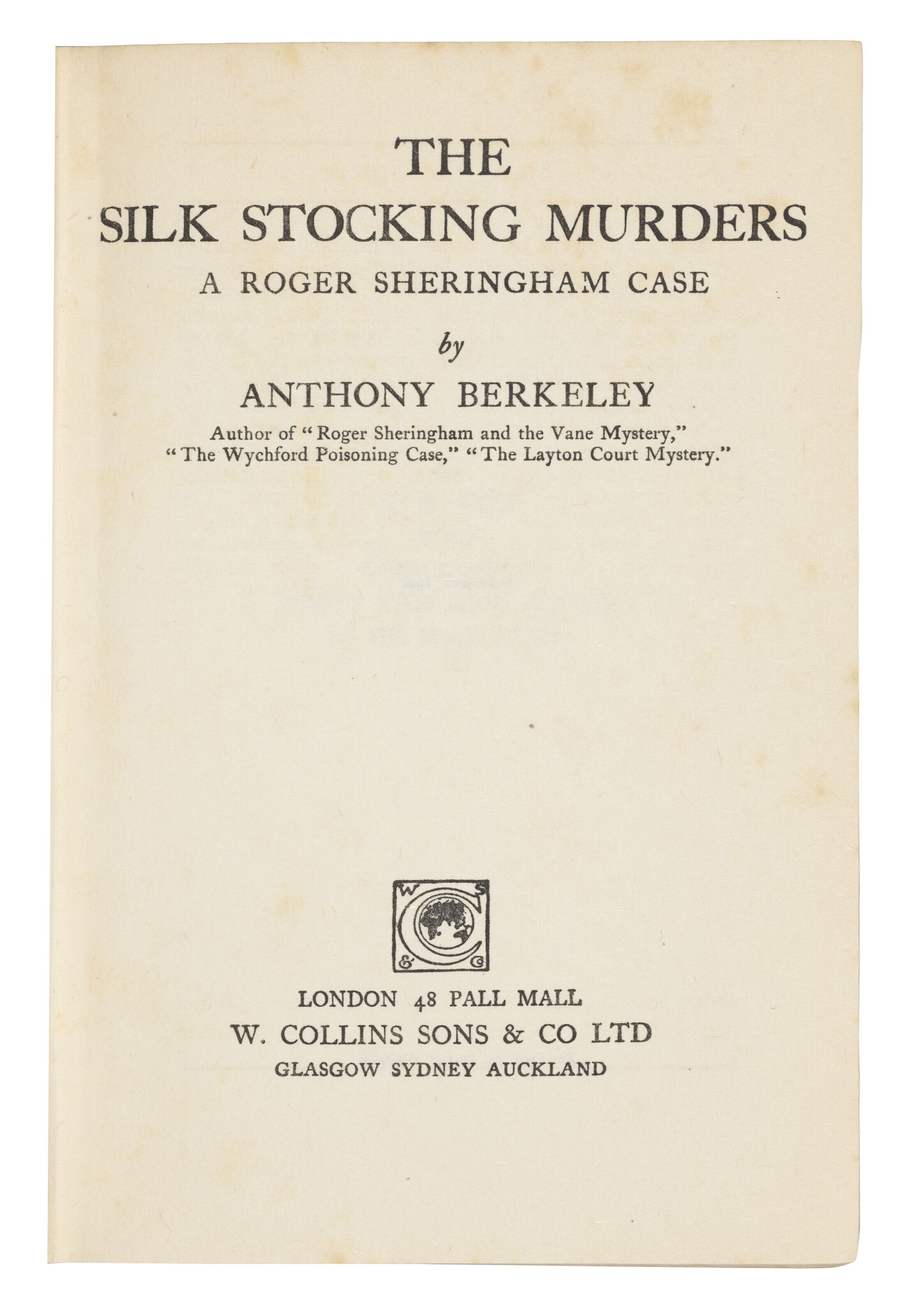 Silk stocking murder discount