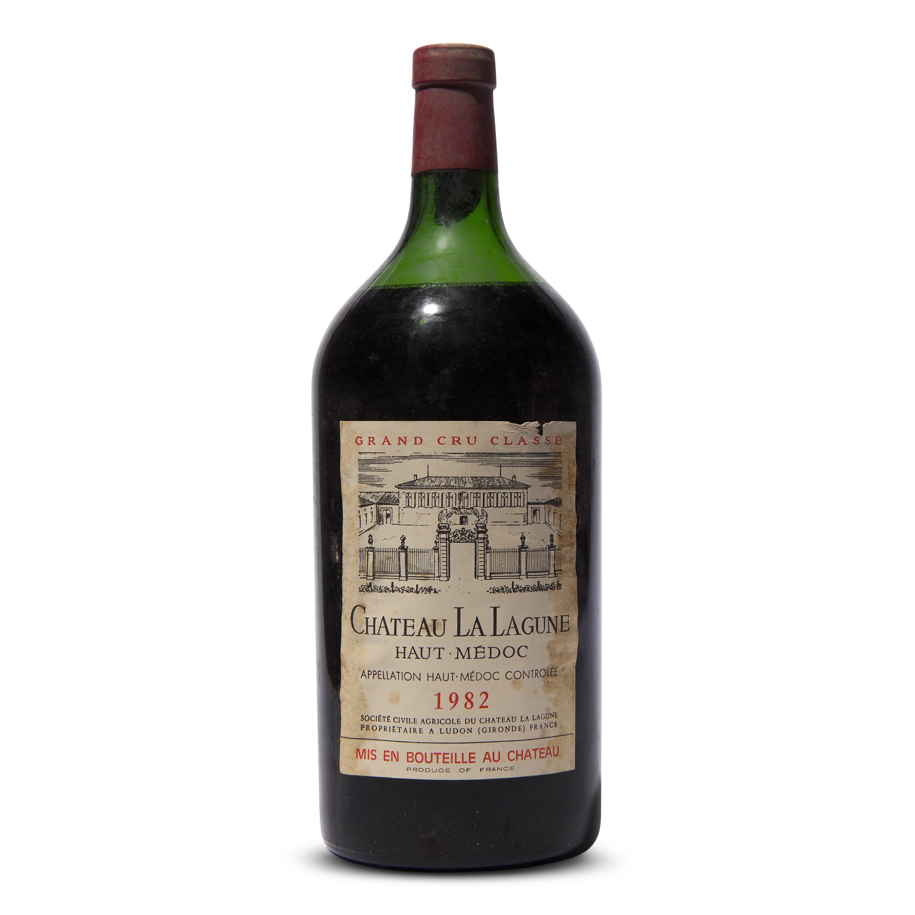 Château La Lagune 1970, Ludon (Médoc), 3ème cru classéIn a damaged