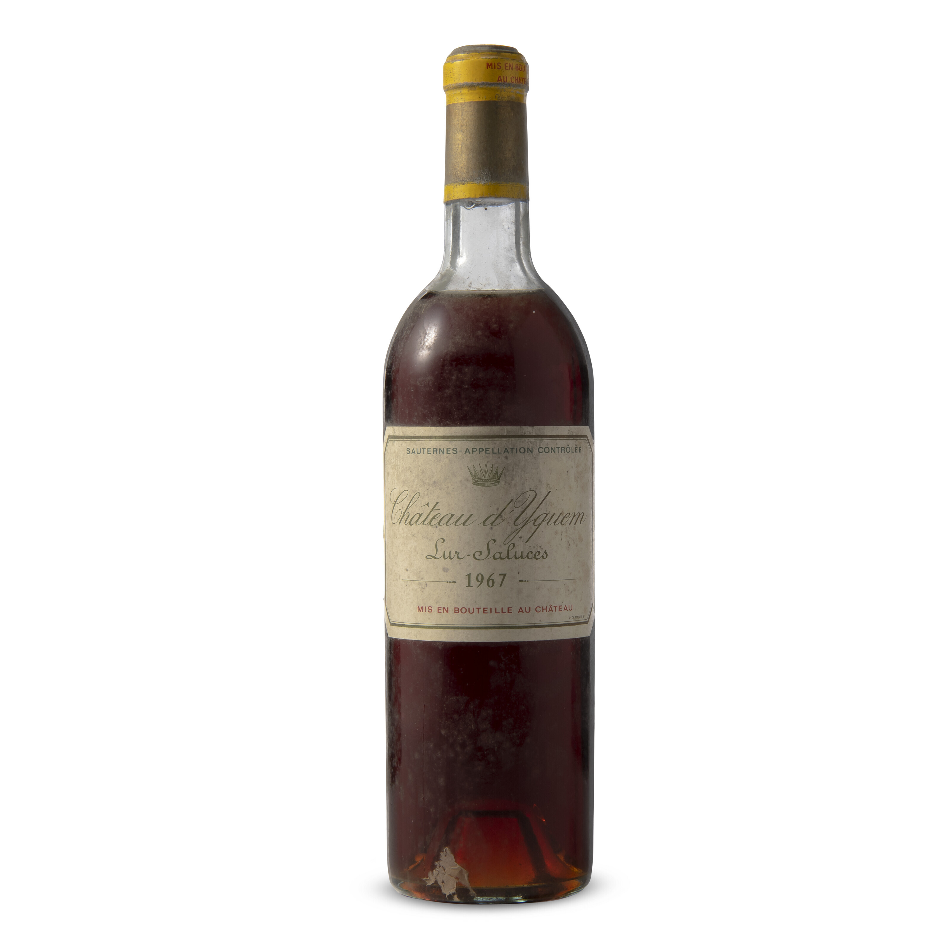 Château d'Yquem 1967, Sauternes, 1er grand cru classéOxidised and ...