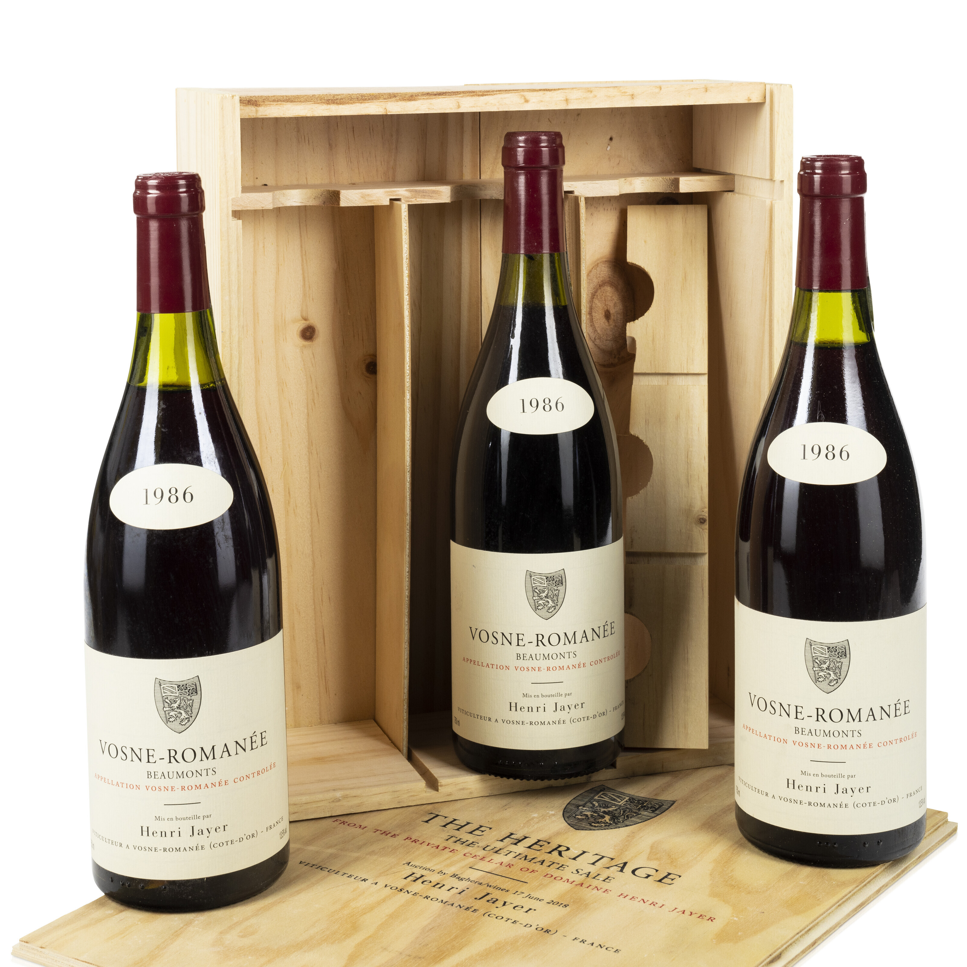 Henri Jayer, Vosne-Romanée Beaumonts 1986 | Christie's