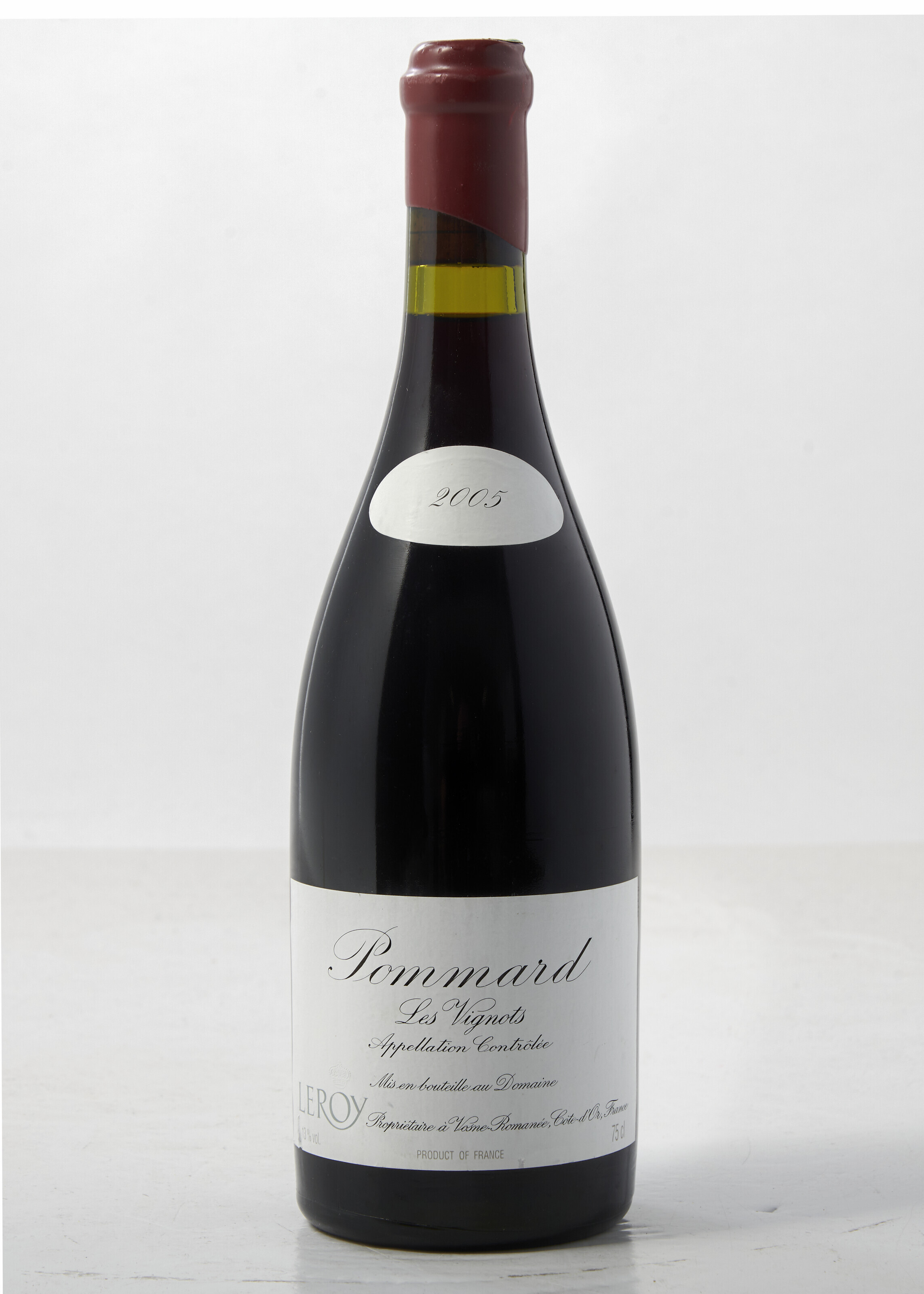 Domaine Leroy, Pommard Les Vignots 2005, Côte de BeauneSlightly