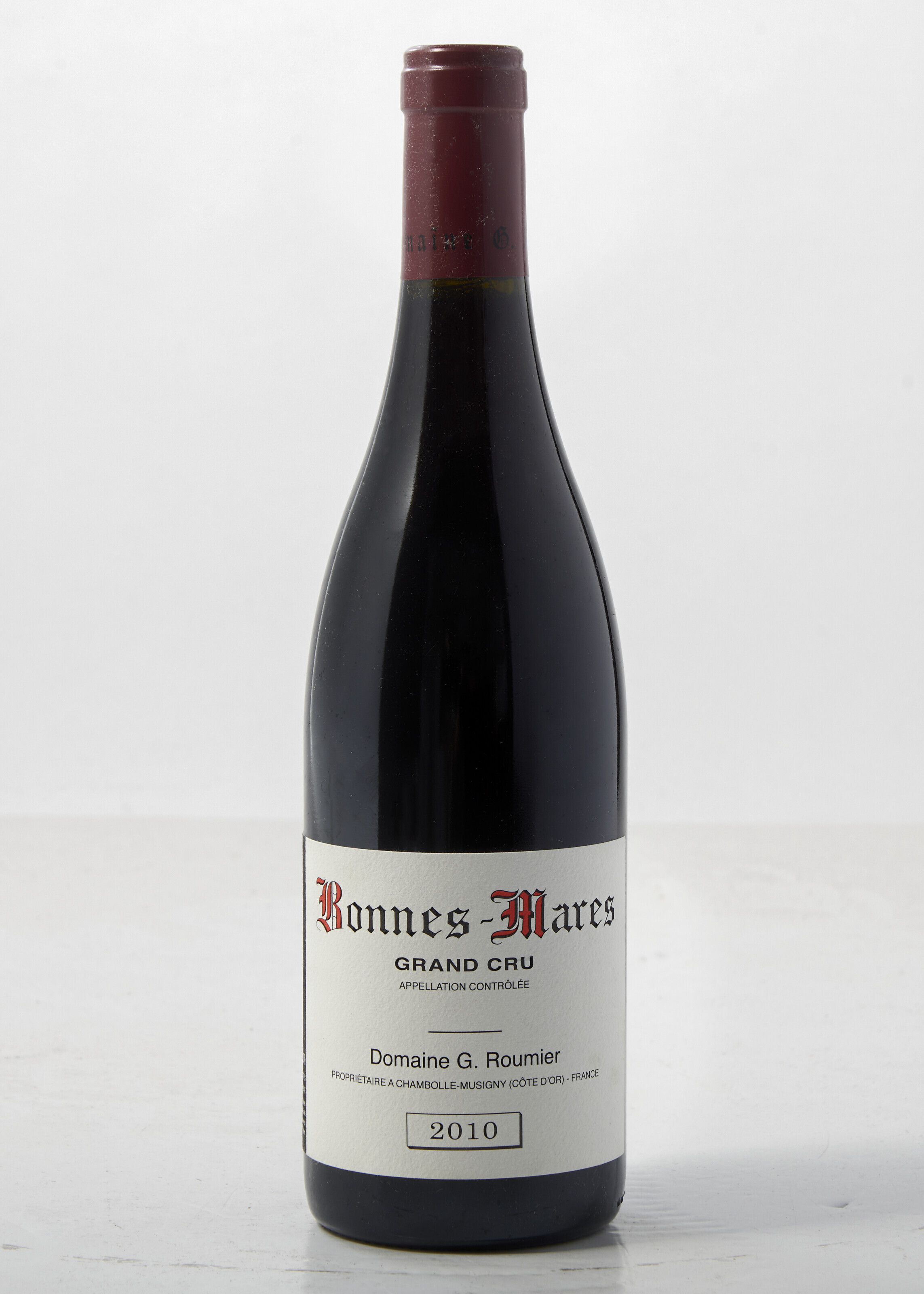 Georges Roumier, Bonnes Mares 2010, offered in Fine and Rare Wines & Spirits Online: London Edition on 11-24 October 2023 at Christie's Online