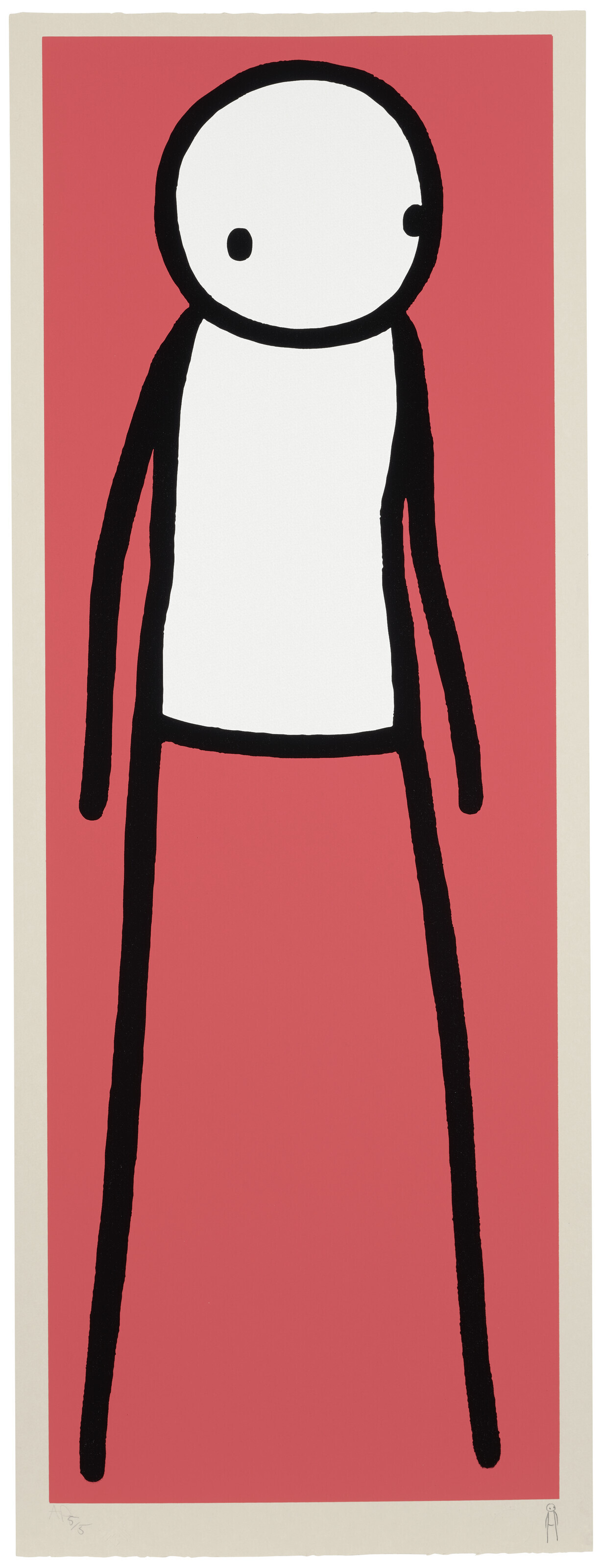 STIK (B. 1979), Walk (Red) | Christie’s