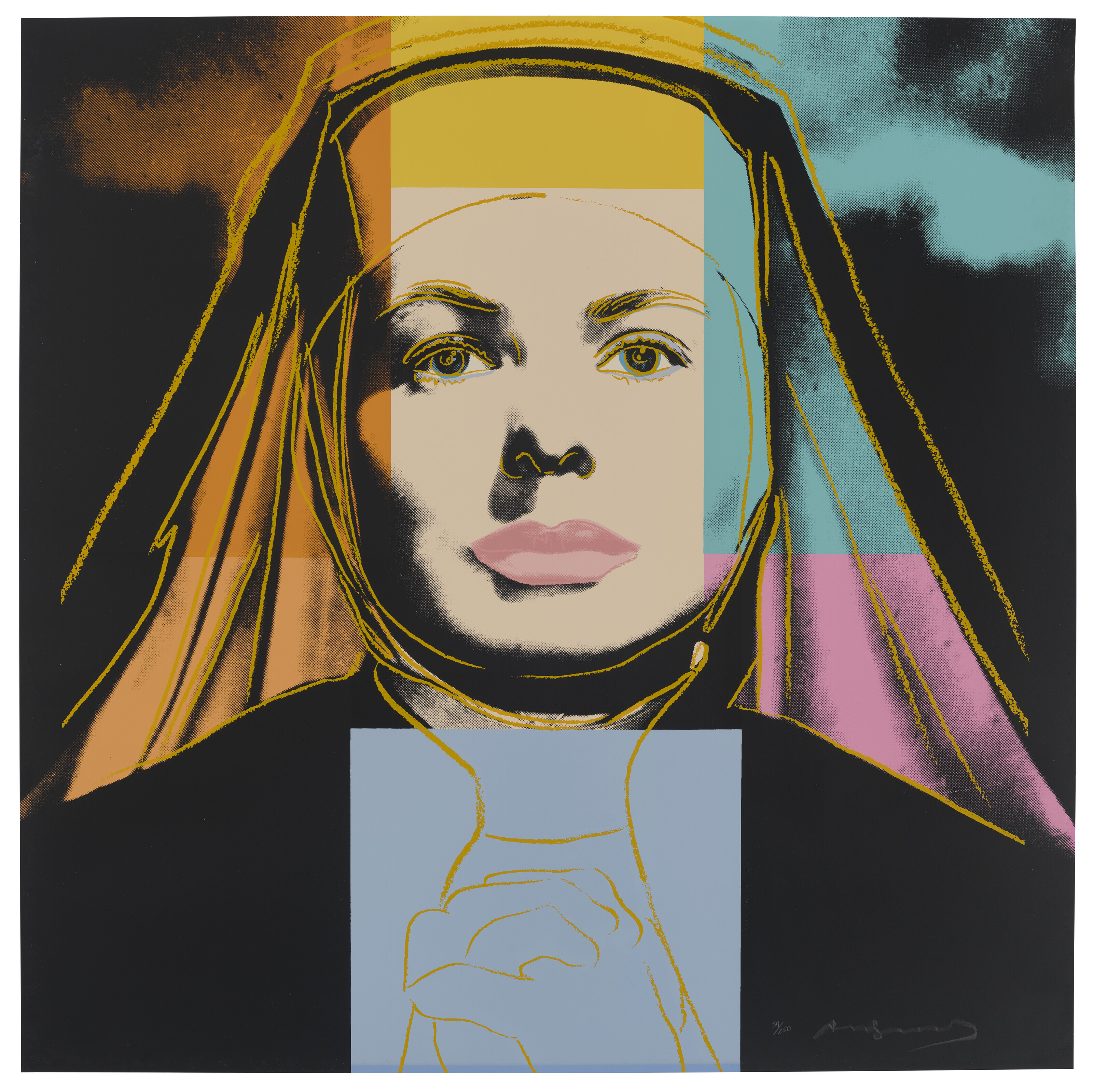 額装済/Ingrid The Nun 1983 アンディ ウォーホル/ポスター ANDY WARHOL (1928-1987), The Nun, from: Ingrid Bergman | Christie's