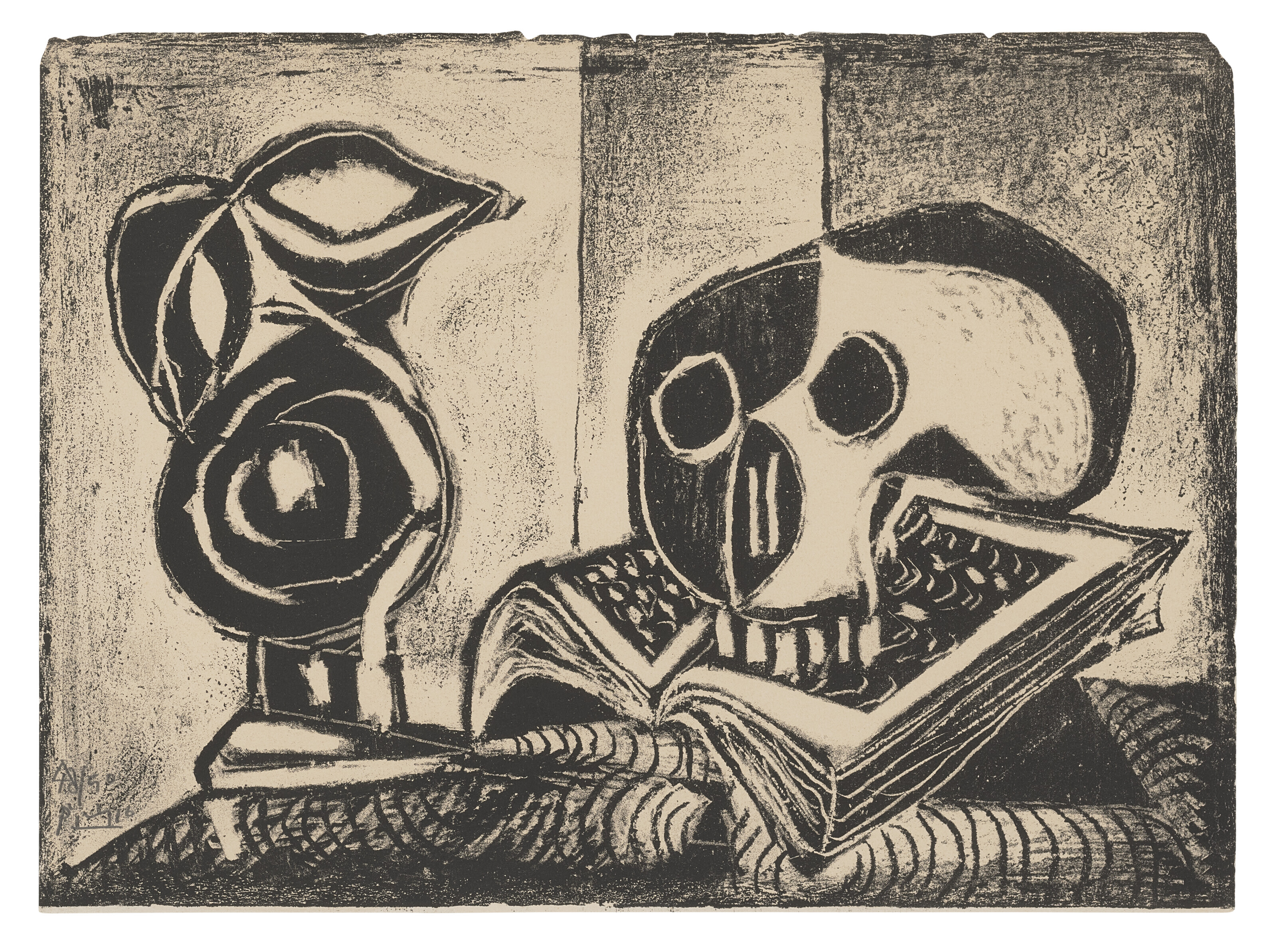 PABLO PICASSO【Faune devoilant une Femme】 PABLO PICASSO【Faune devoilant une Femme】