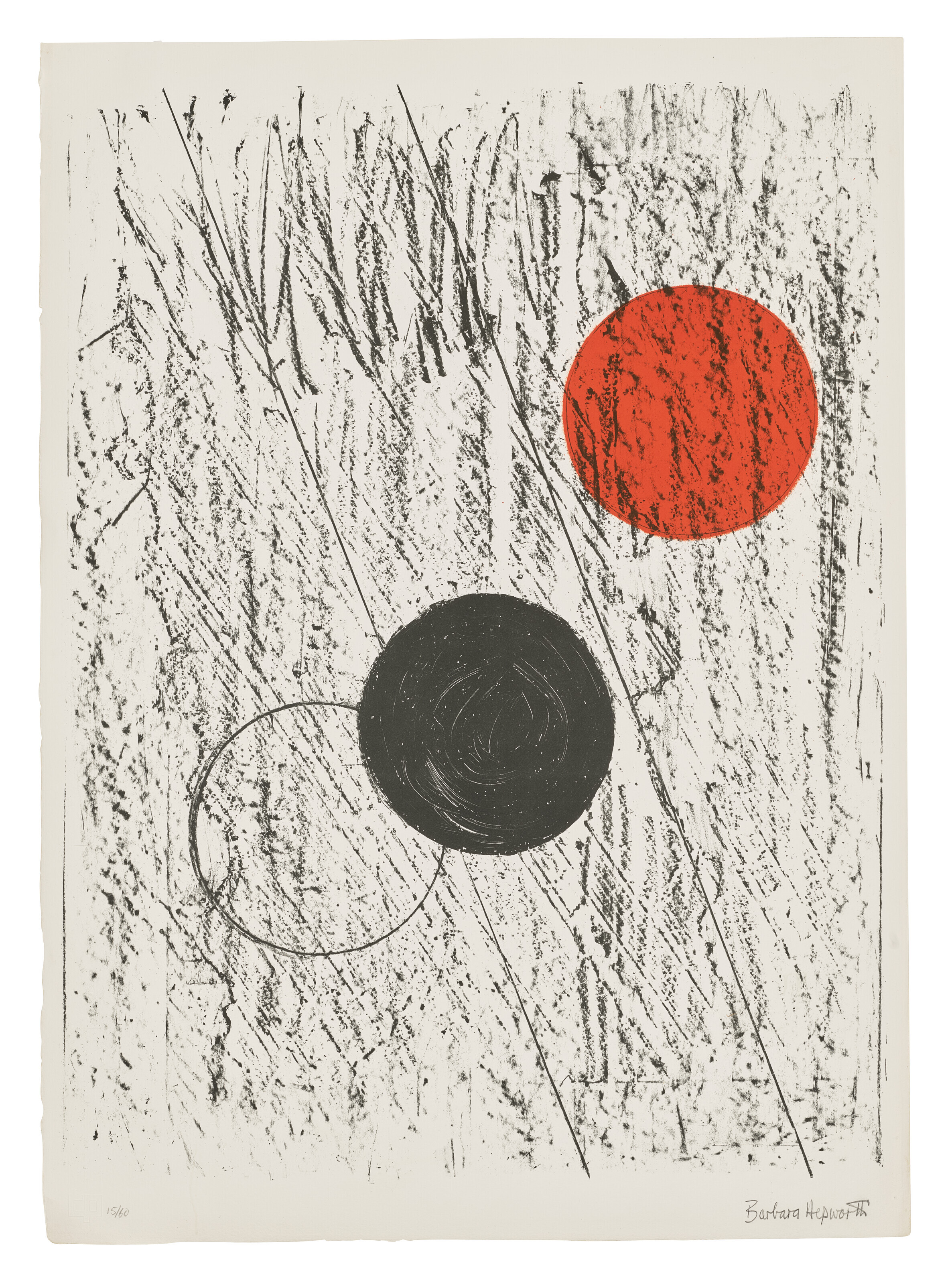 Catalog image of Sun and Moon, from: Twelve Lithographs