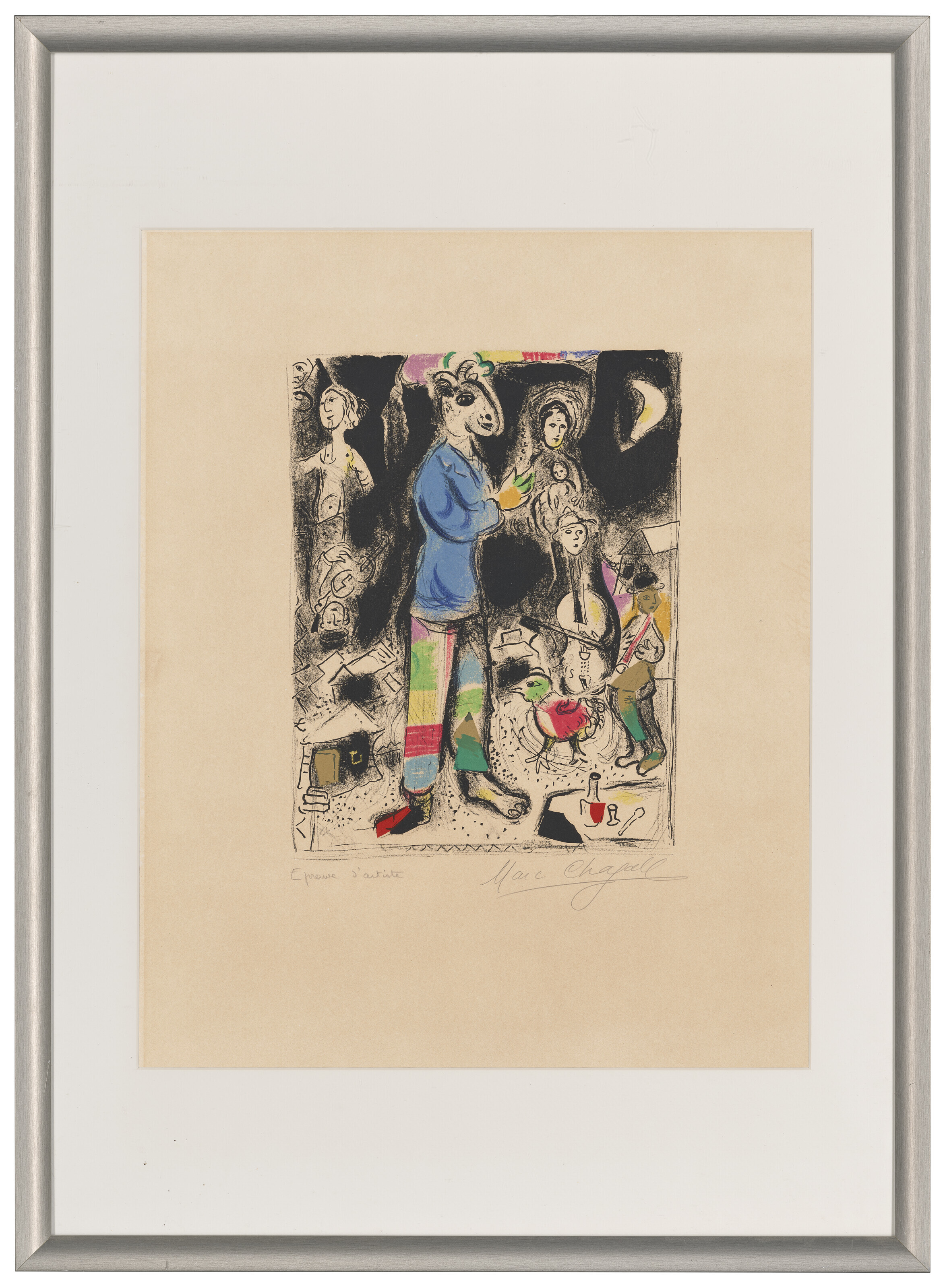 MARC CHAGALL (1887-1985), Paysan au violin | Christie's