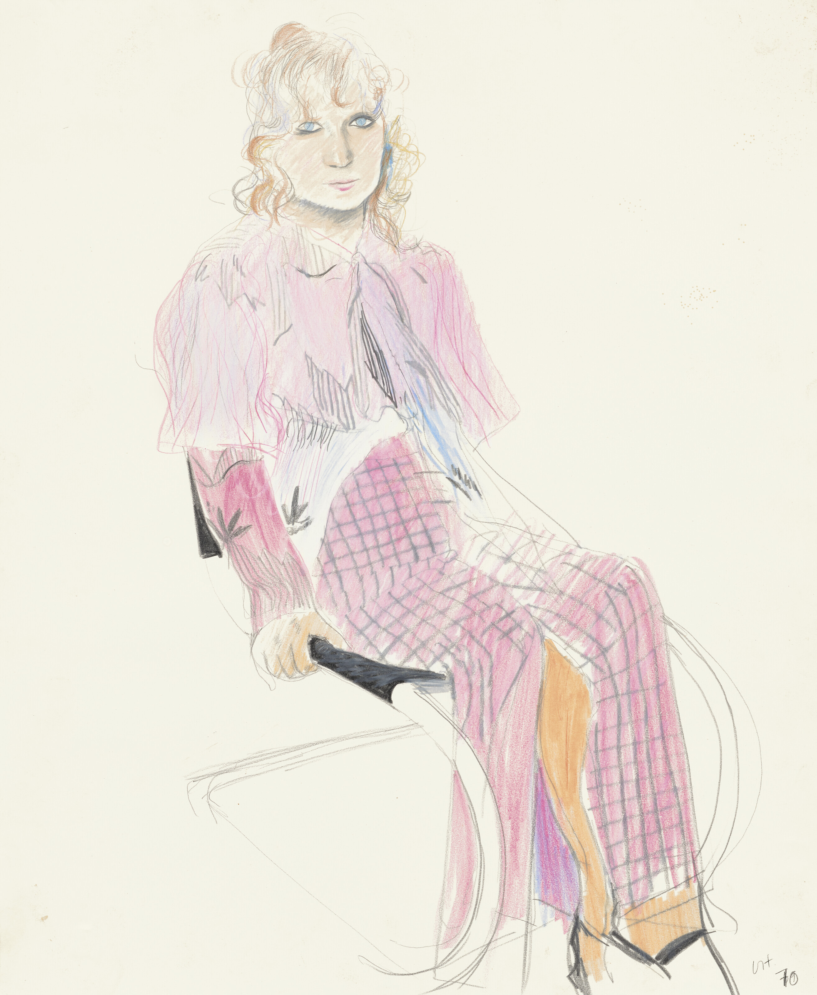 David Hockney, Celia, 1970, sold for £201,600 on 21 March 2023 at Christie's in London