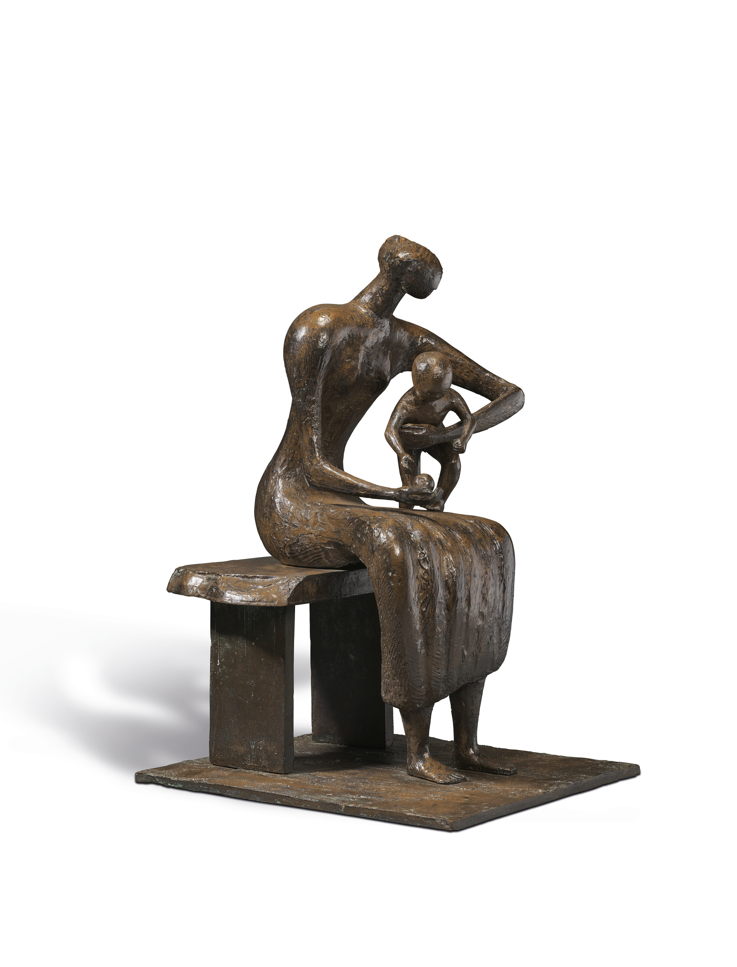 Mother and Child with Apple