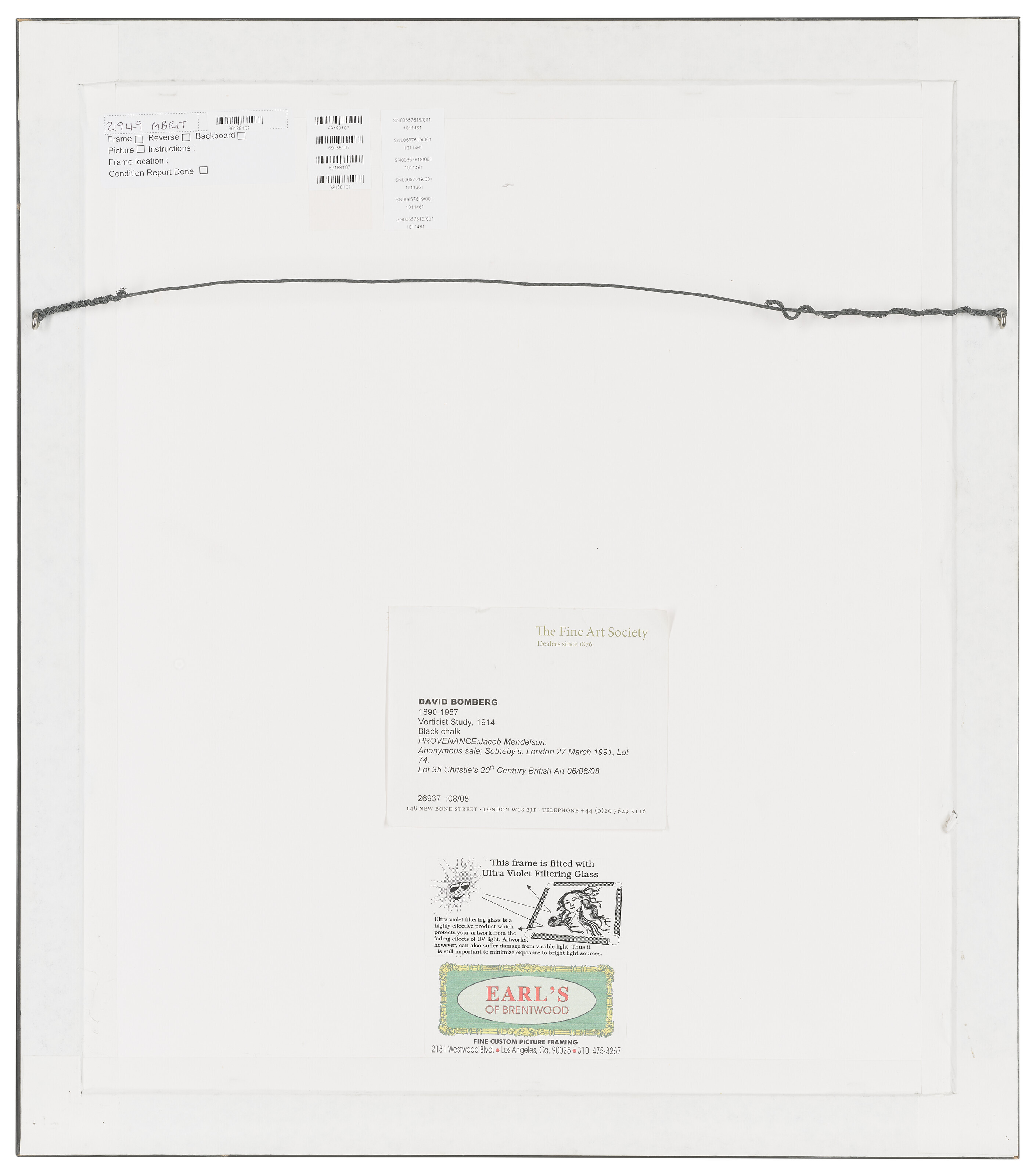 DAVID BOMBERG (1890-1957), Study for 'Vision of Ezekiel' | Christie's