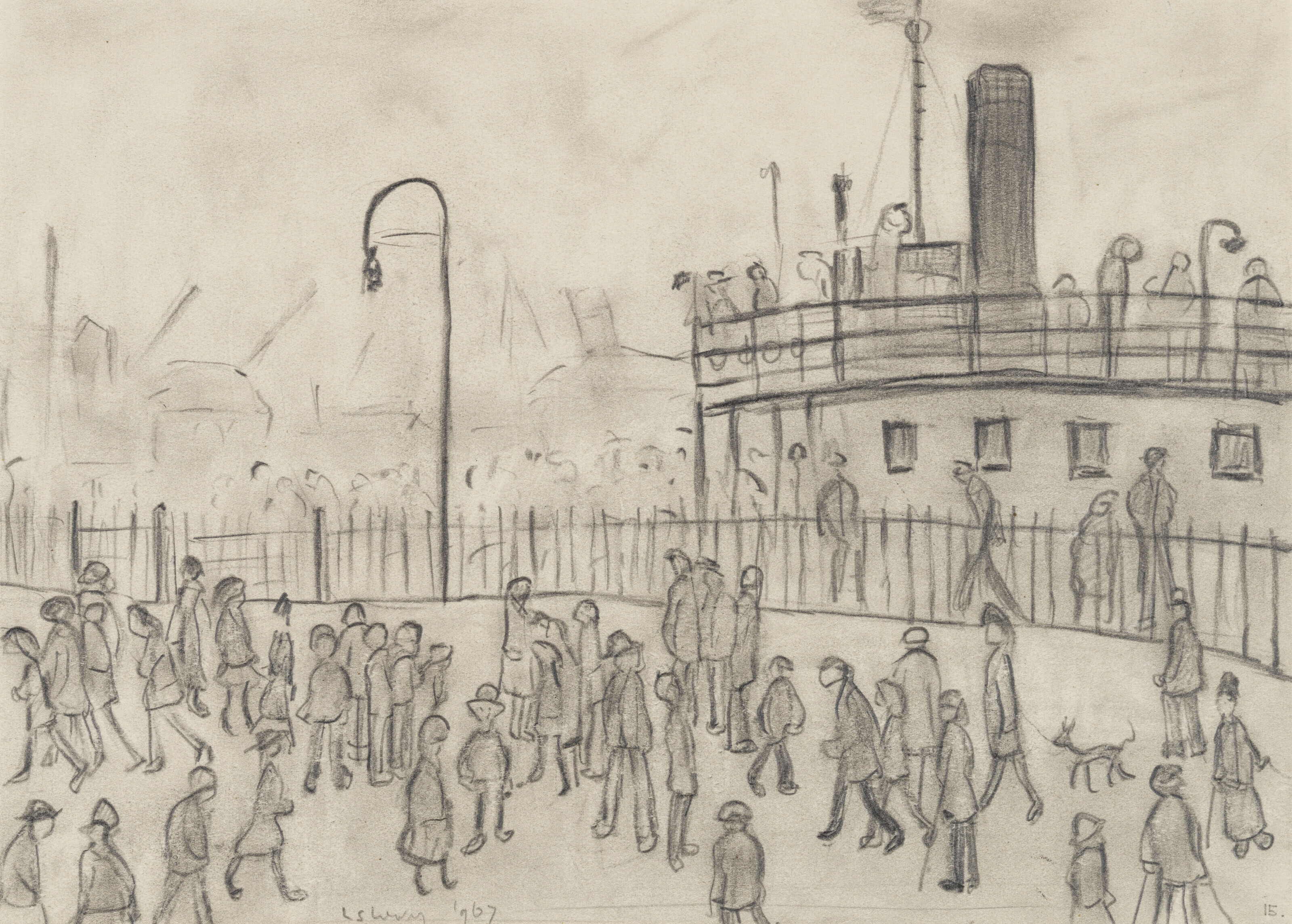 LAURENCE STEPHEN LOWRY, R.A. (1887-1976), The Ferry, South Shields | Christies