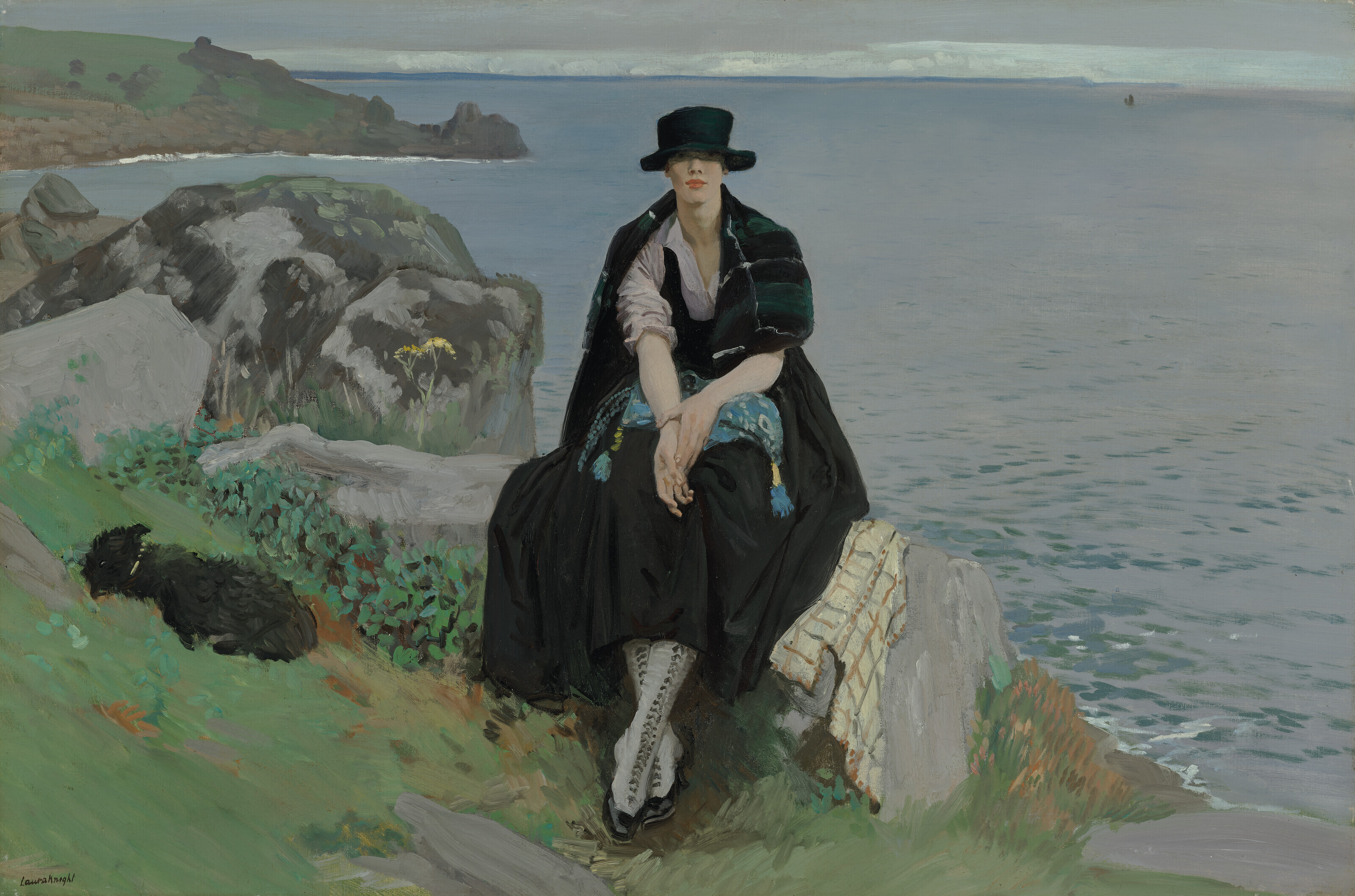 Dame Laura Knight, My Lady of the Rocks, offered in British and European Art on 14 December 2023 at Christie's in London