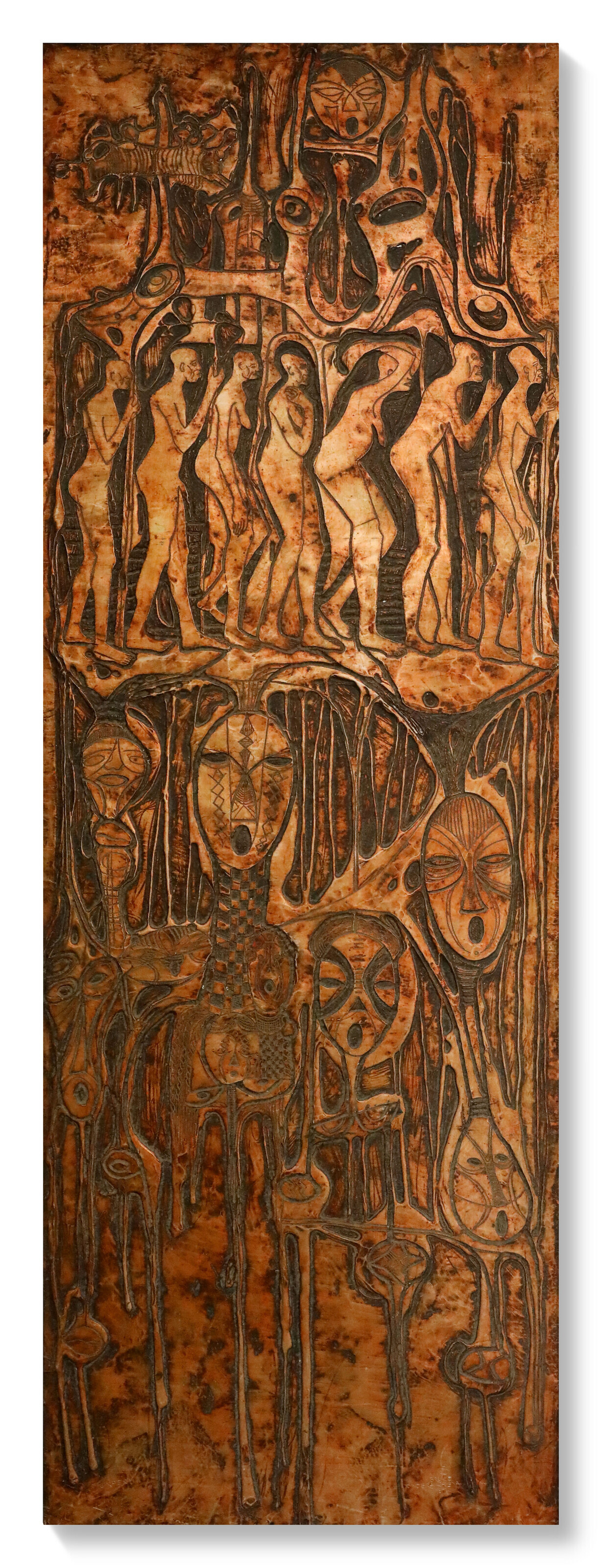 Bruce Onobrakpeya (b. 1932), Erukperu, 1978