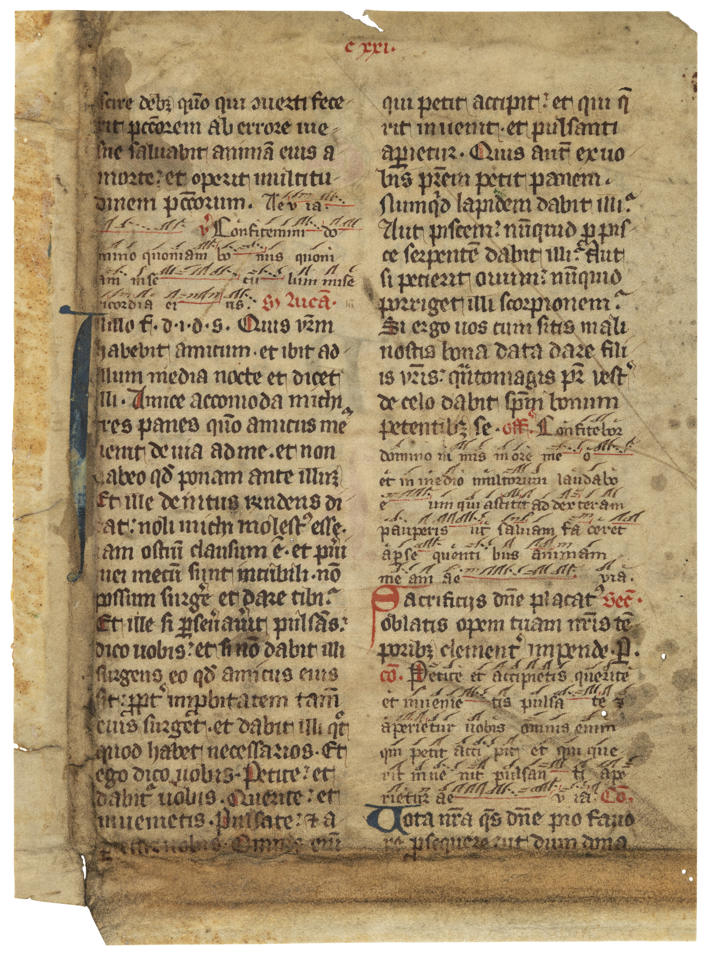 St Gall neumes (Early German neumes), Two leaves from a noted Missal ...
