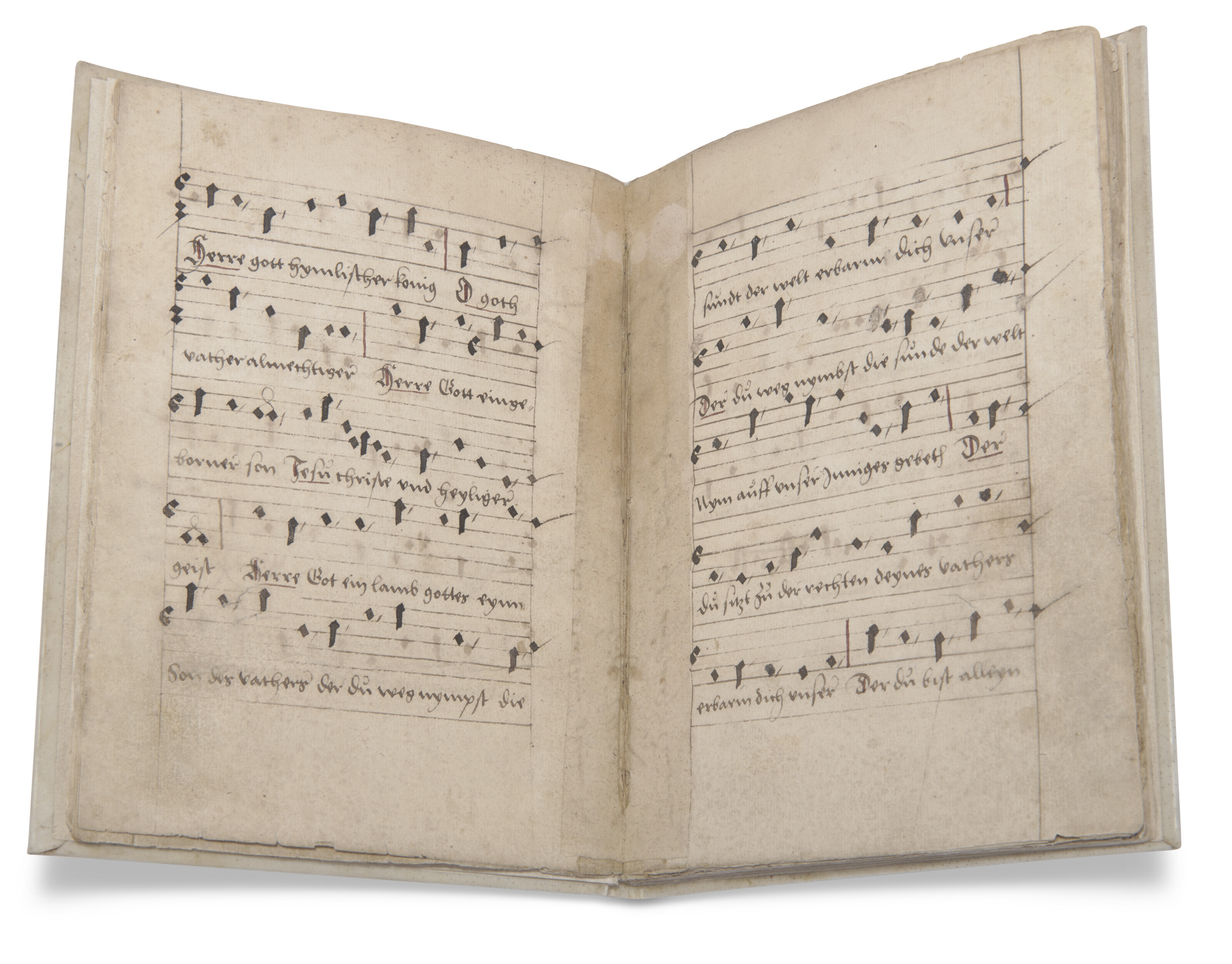 Mensural notation, Ordenung des hohen Ampts am Pfingsten mit