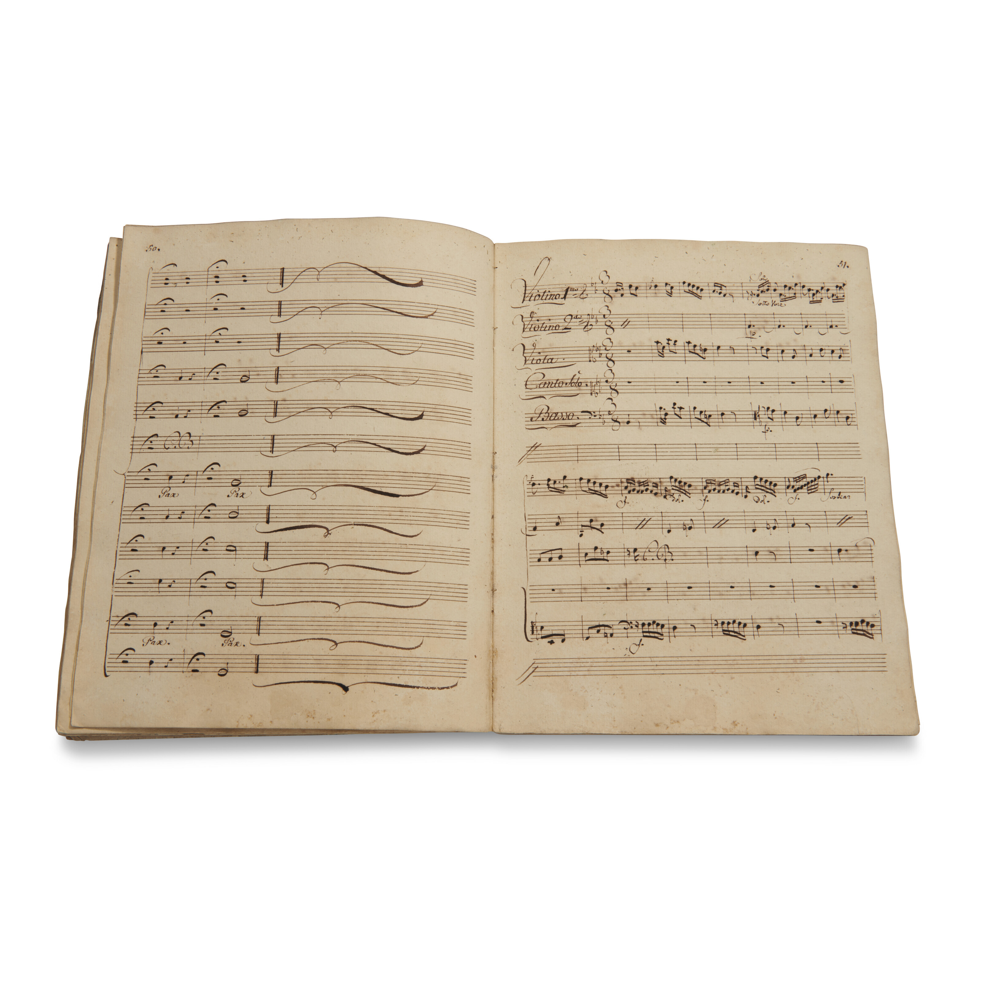 Giovanni Battista Pergolesi (1710-1736), Contemporary copyist ...