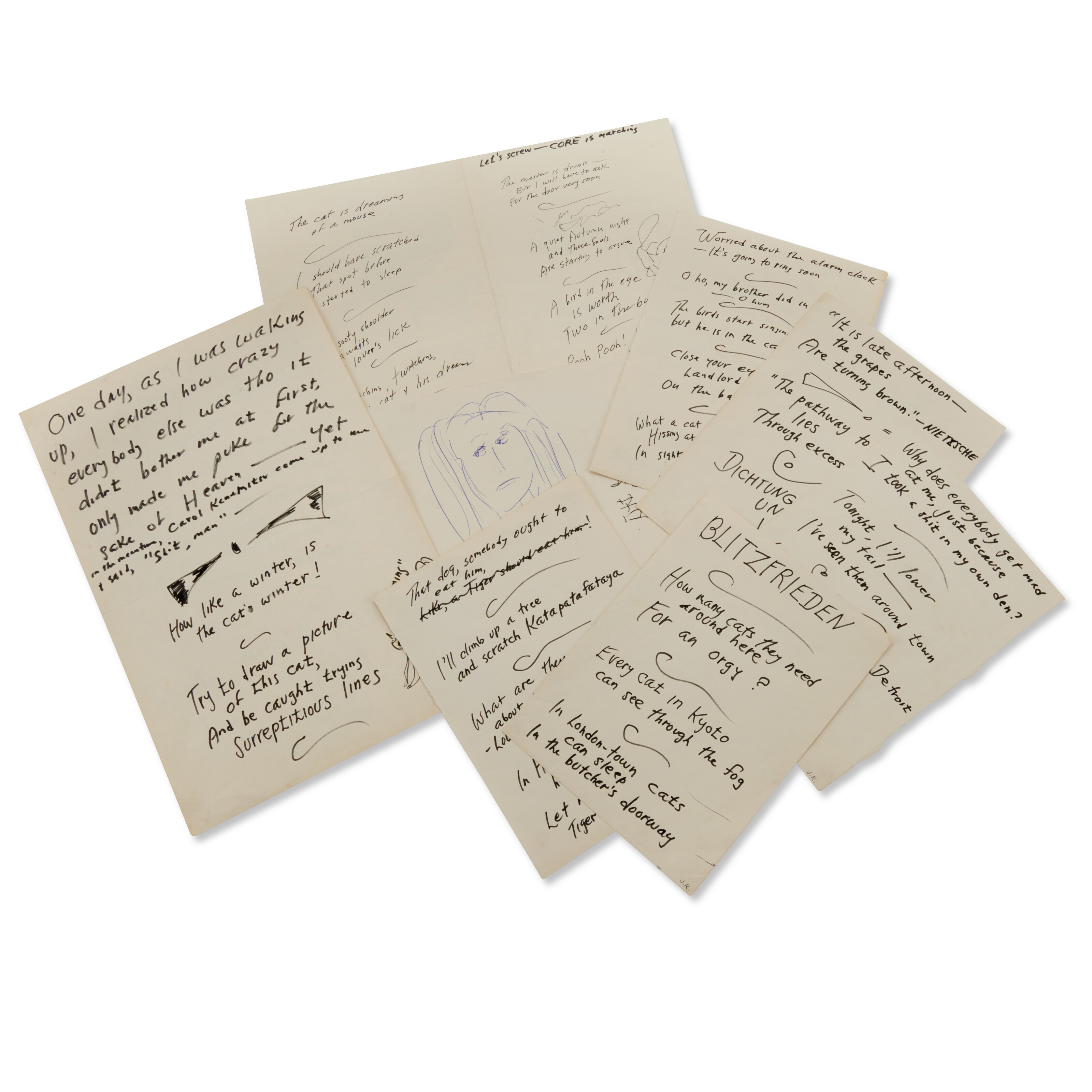 Jack Kerouac (19221969) and Stanley Twardowicz (19172008), Autograph
