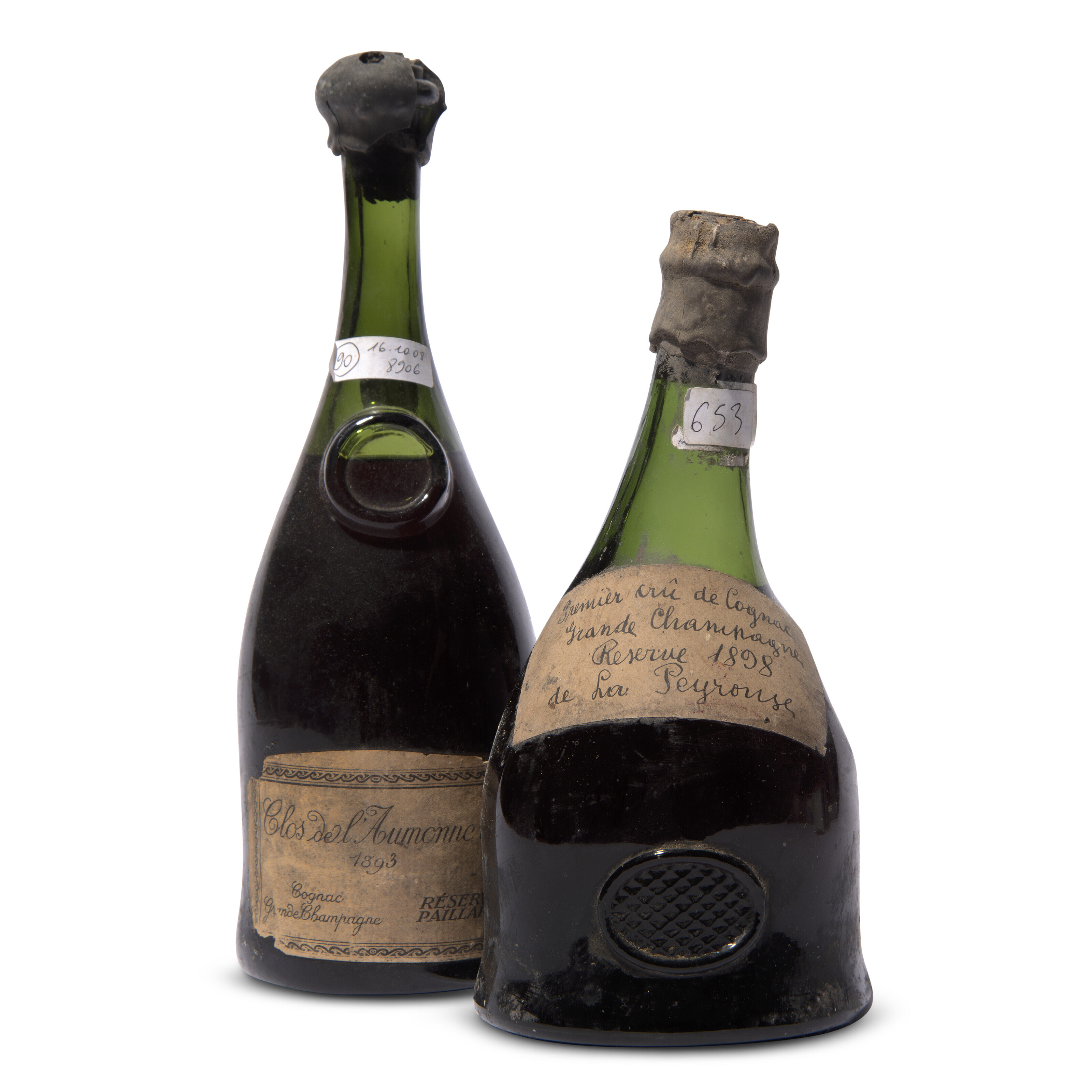Mixed Cognac 18931898, Grande Champagne Cognac Reserve Paillard Clos
