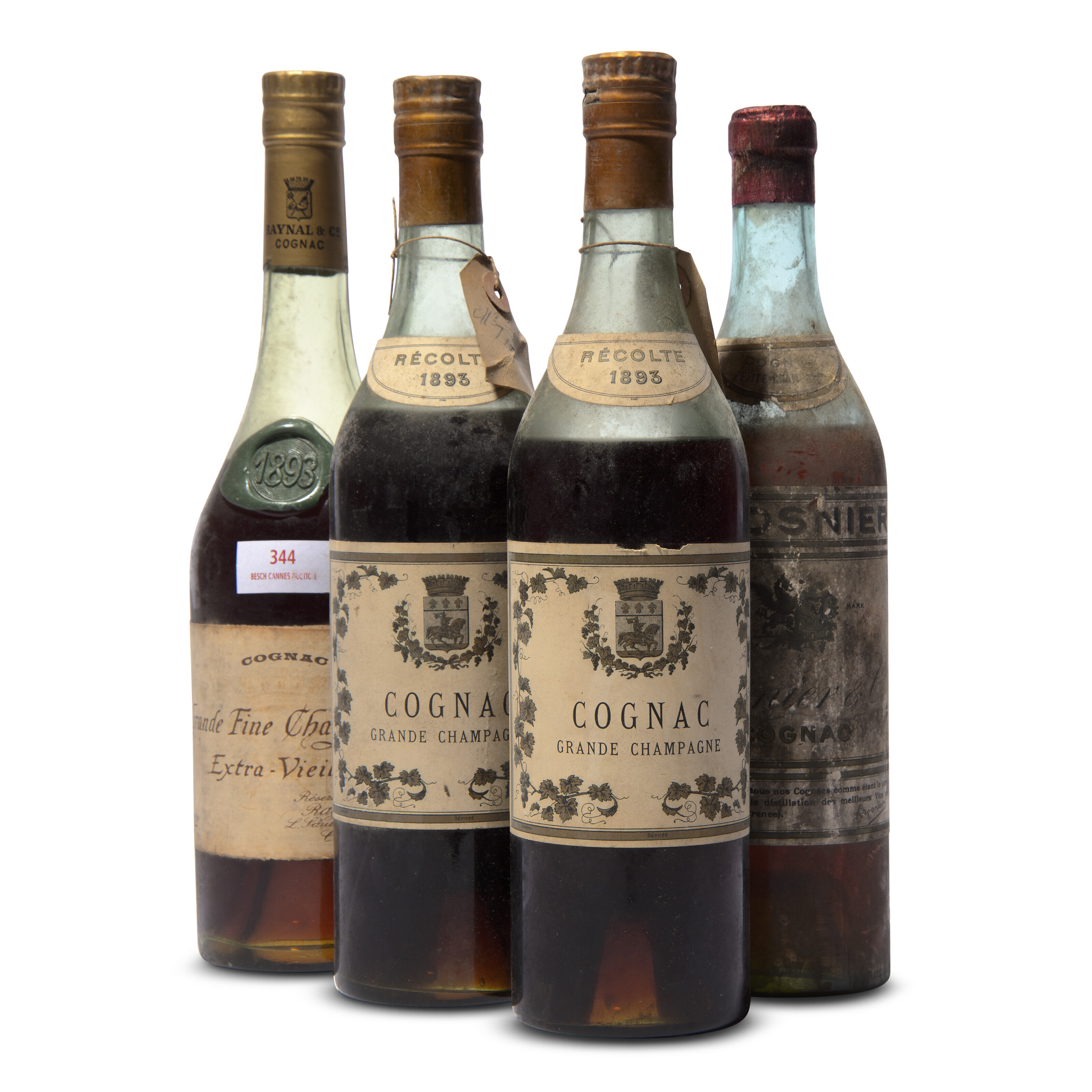 Mixed Cognac 1893, Reynal et Co Grande Fine Cognac Extra Vieille