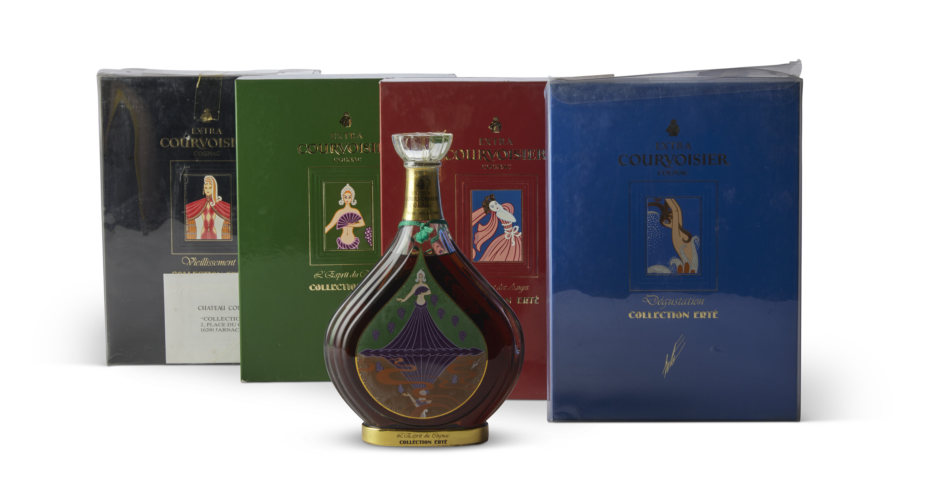 Mixed Courvoisier Erte Cognac, Courvoisier, Erte CollectionNo 4