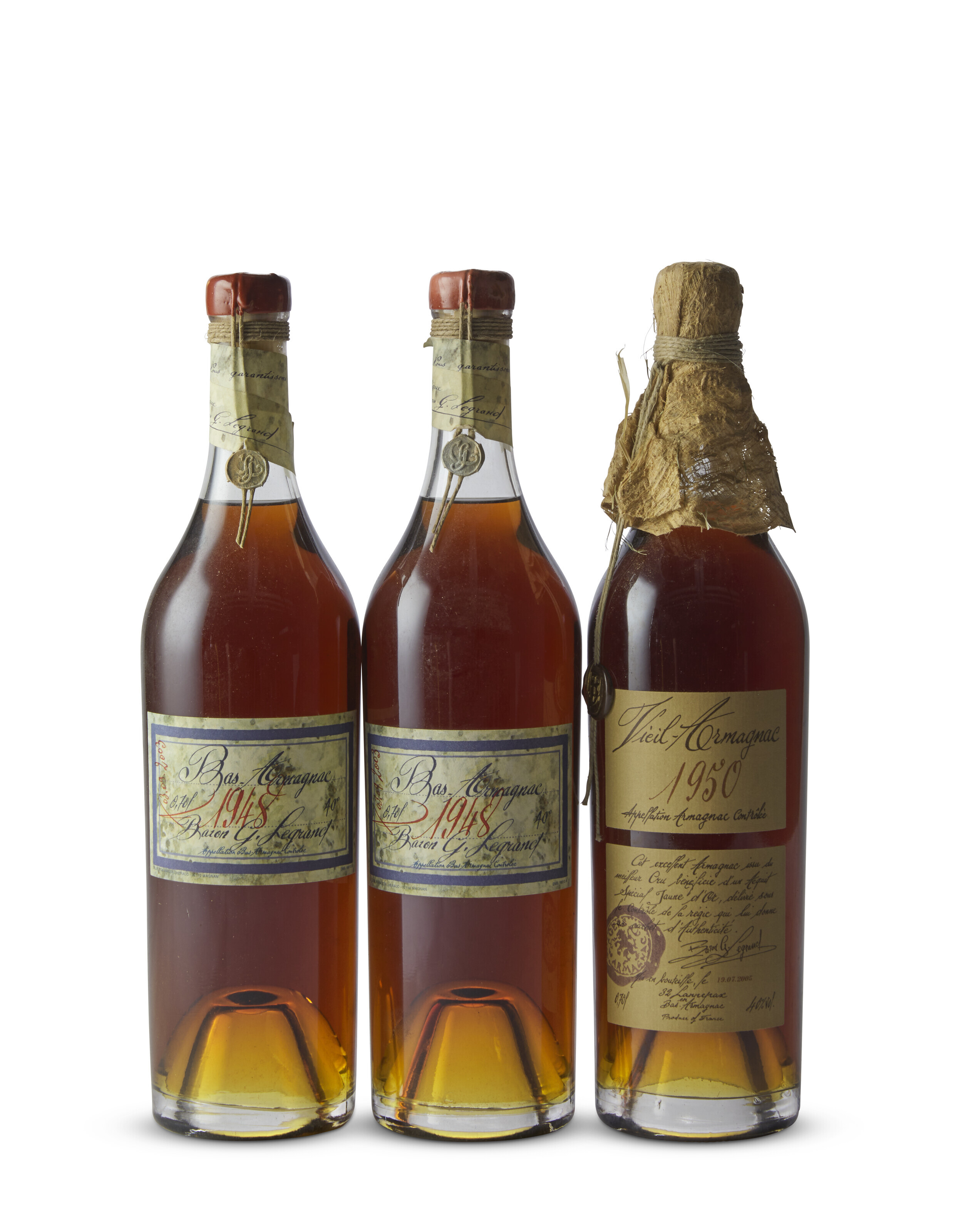 バロン　ガストン　レグランド1920 Gaston Legrand, Bas Armagnac 1920, ArmagnacIn individual wooden