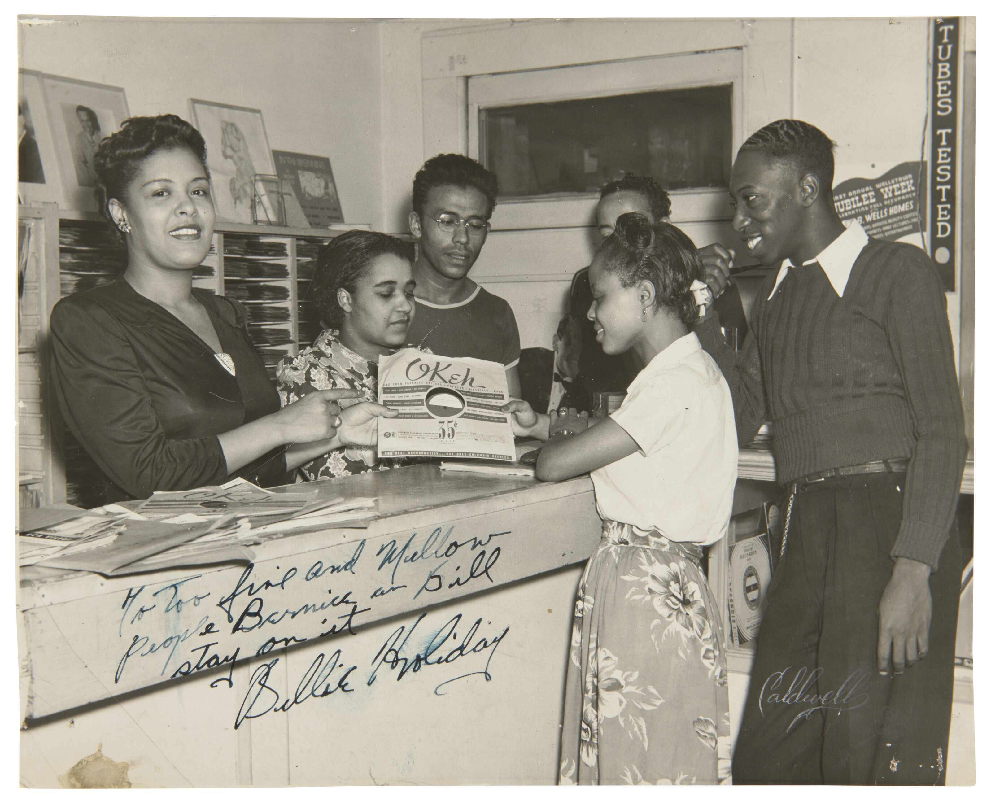 Photograph signed, BILLIE HOLIDAY | Christie's