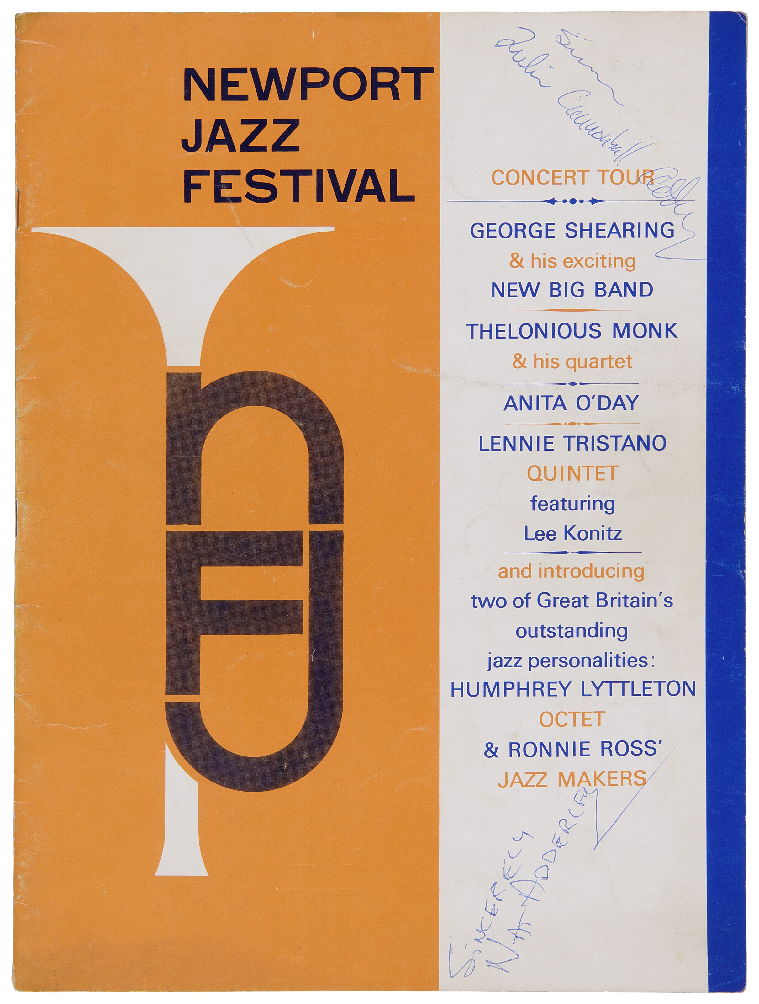Newport Jazz Festival: Two programmes, THELONIOUS MONK AND OTHERS