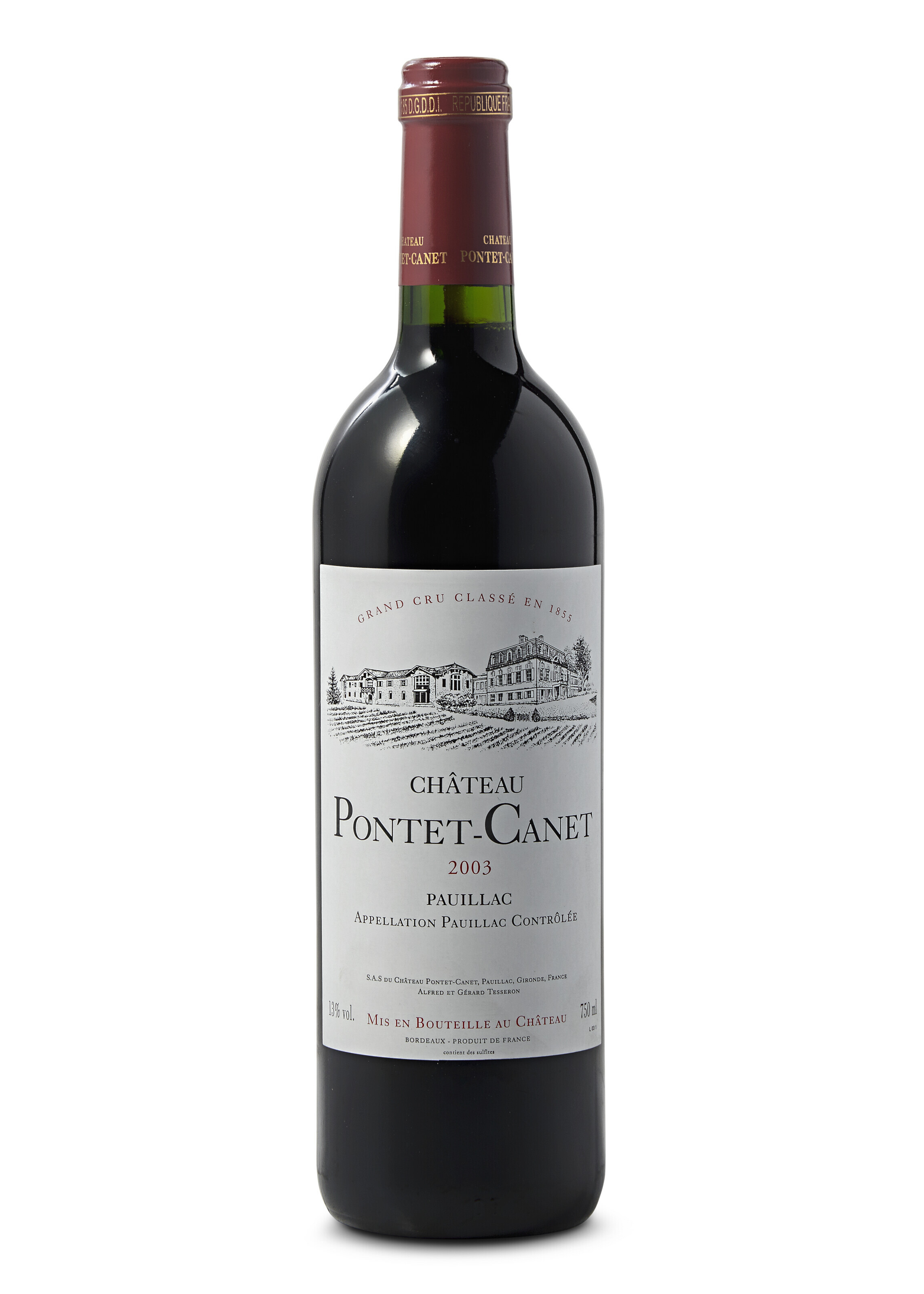 Château Pontet-Canet 2003, Pauillac, 5ème cru classéIn original wooden ...