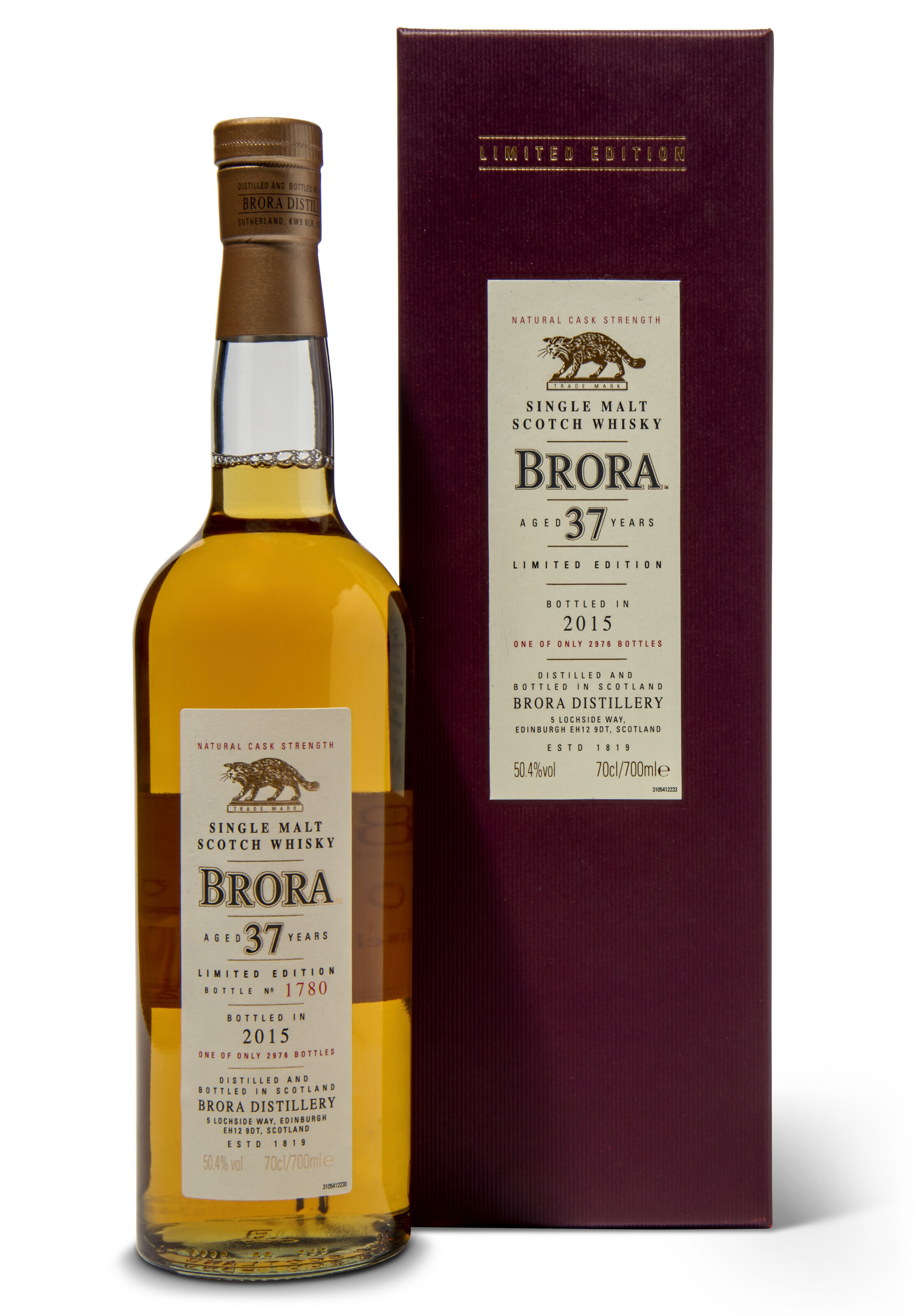 Brora 37 Years Limited Edition 1978, HighlandBottled in 2015. In
