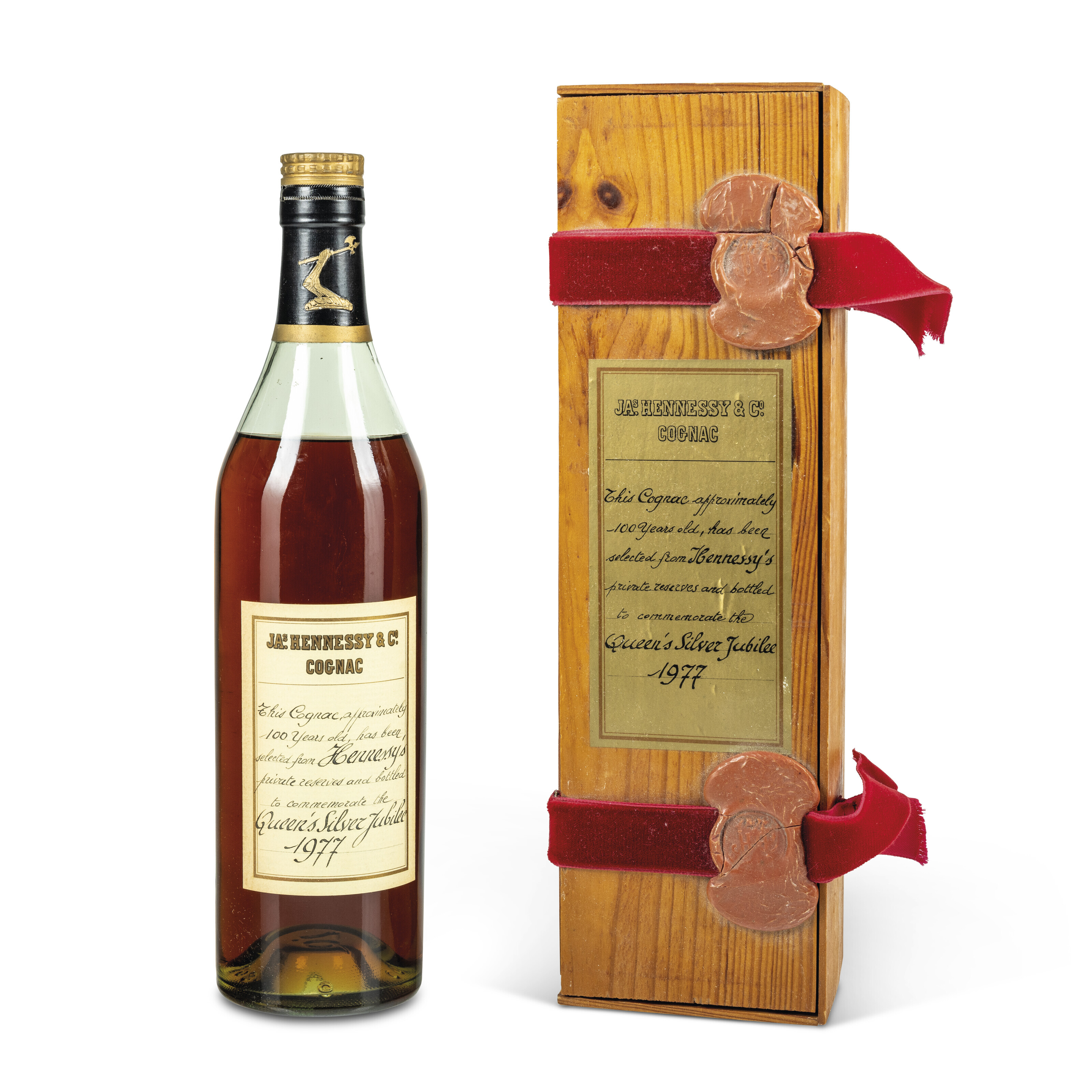 インポート・海外人気ブランド Hennessy Queen's Silver Jubilee Cognac 1977, CognacIn ブランデー