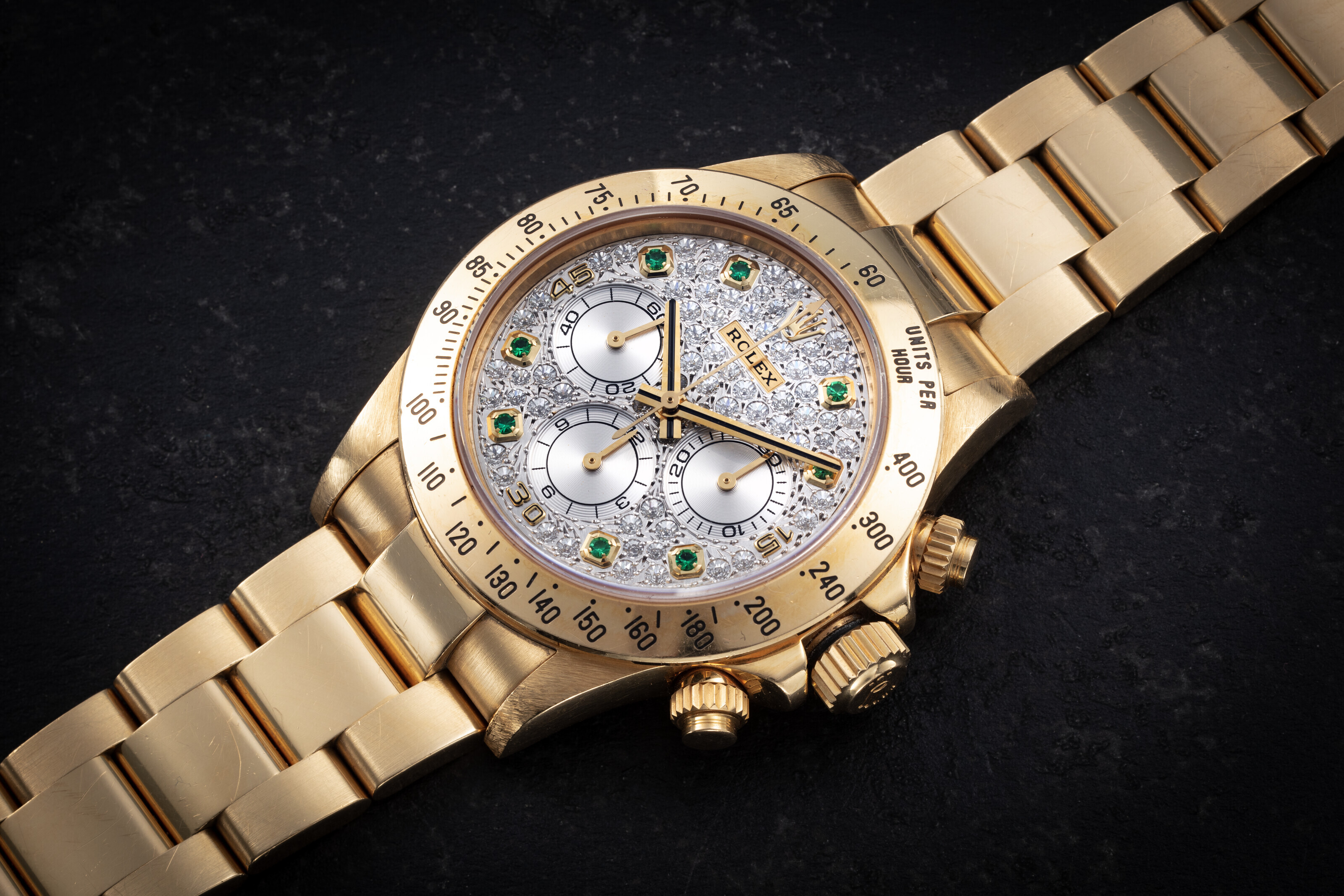 ROLEX GMT MASTER II REF. 116578 SARU AN ATTRACTIVE GOLD RUBY