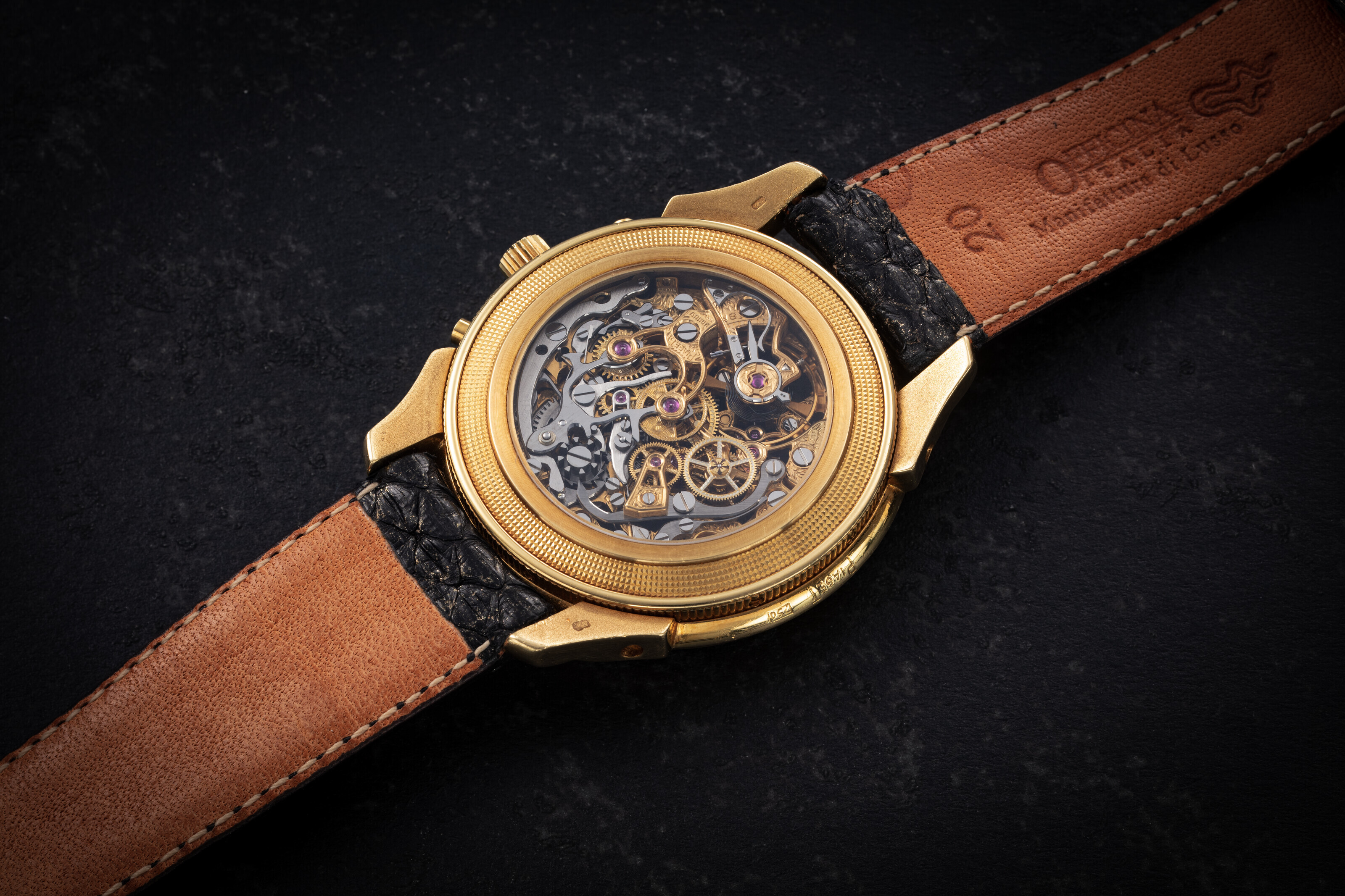 PIAGET, ALPHA REF. 15933, AN EXTREMELY RARE GOLD SKELETONIZED DIAL