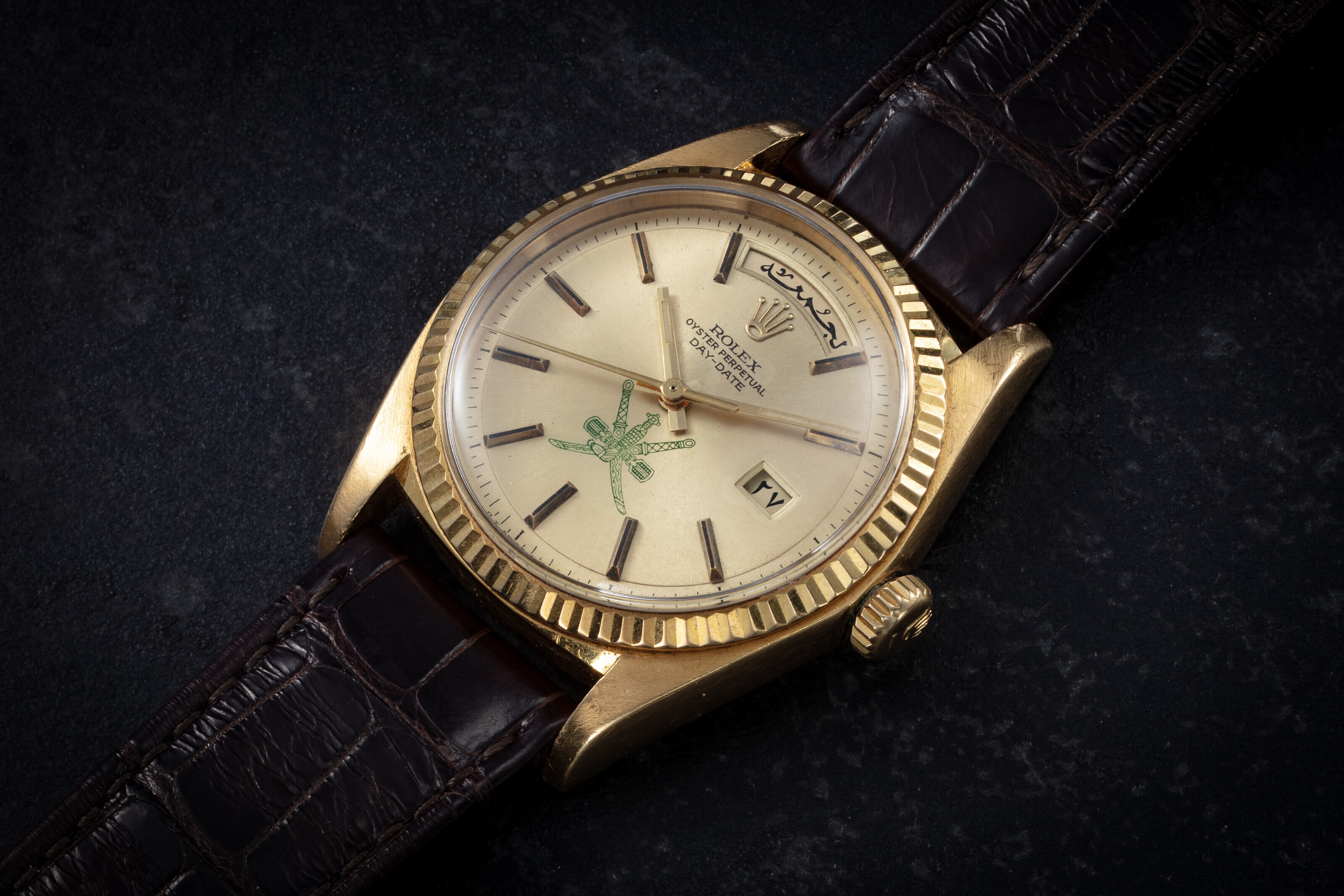 ROLEX, DAY-DATE REF. 1803 'KHANJAR', AN ATTRACTIVE GOLD AUTOMATIC
