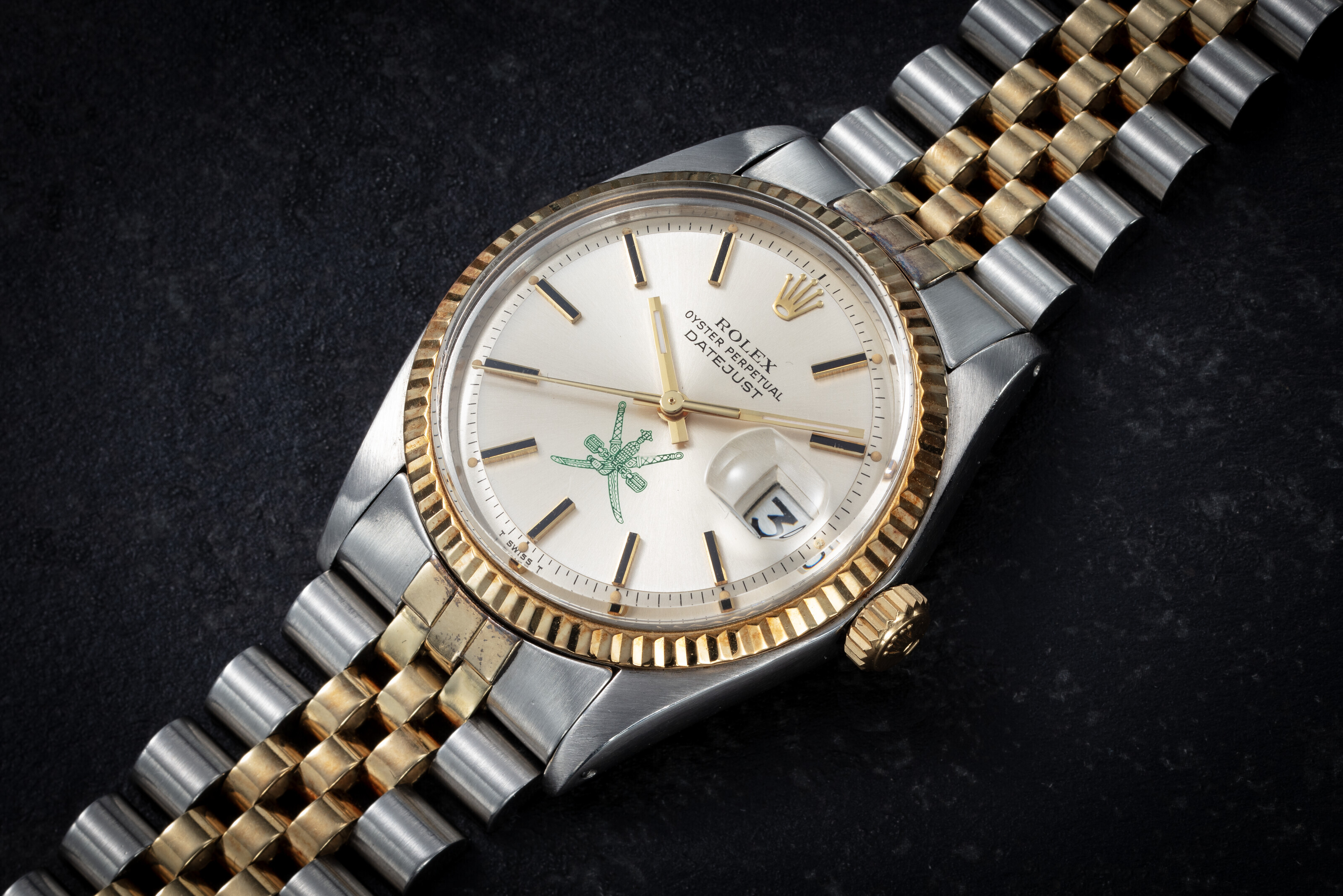 ROLEX DATEJUST REF 1601 'KHANJAR', AN ATTRACTIVE AND RARE