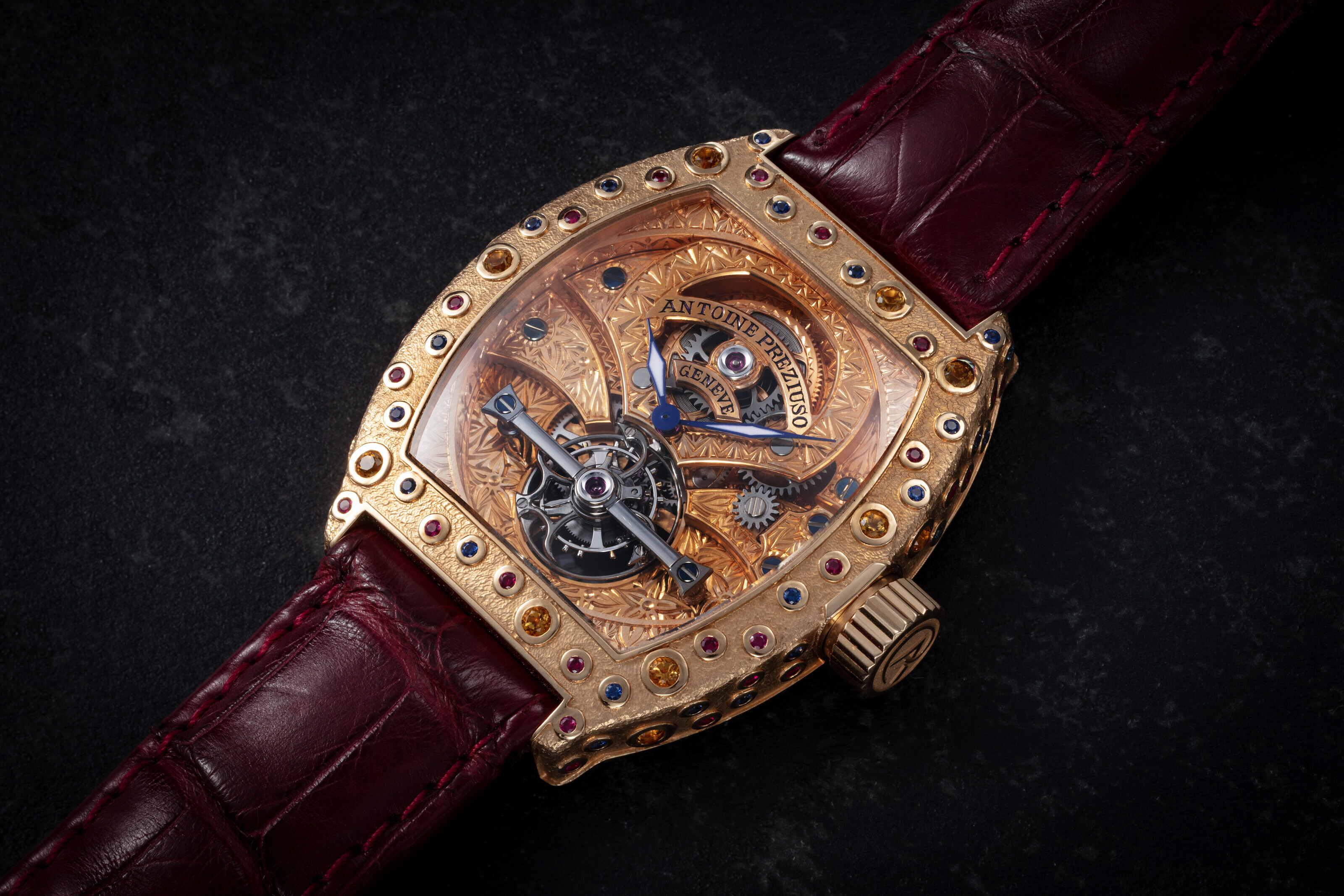 ANTOINE PREZIUSO POP ART A GOLD AND GEM SET LIMITED EDITION