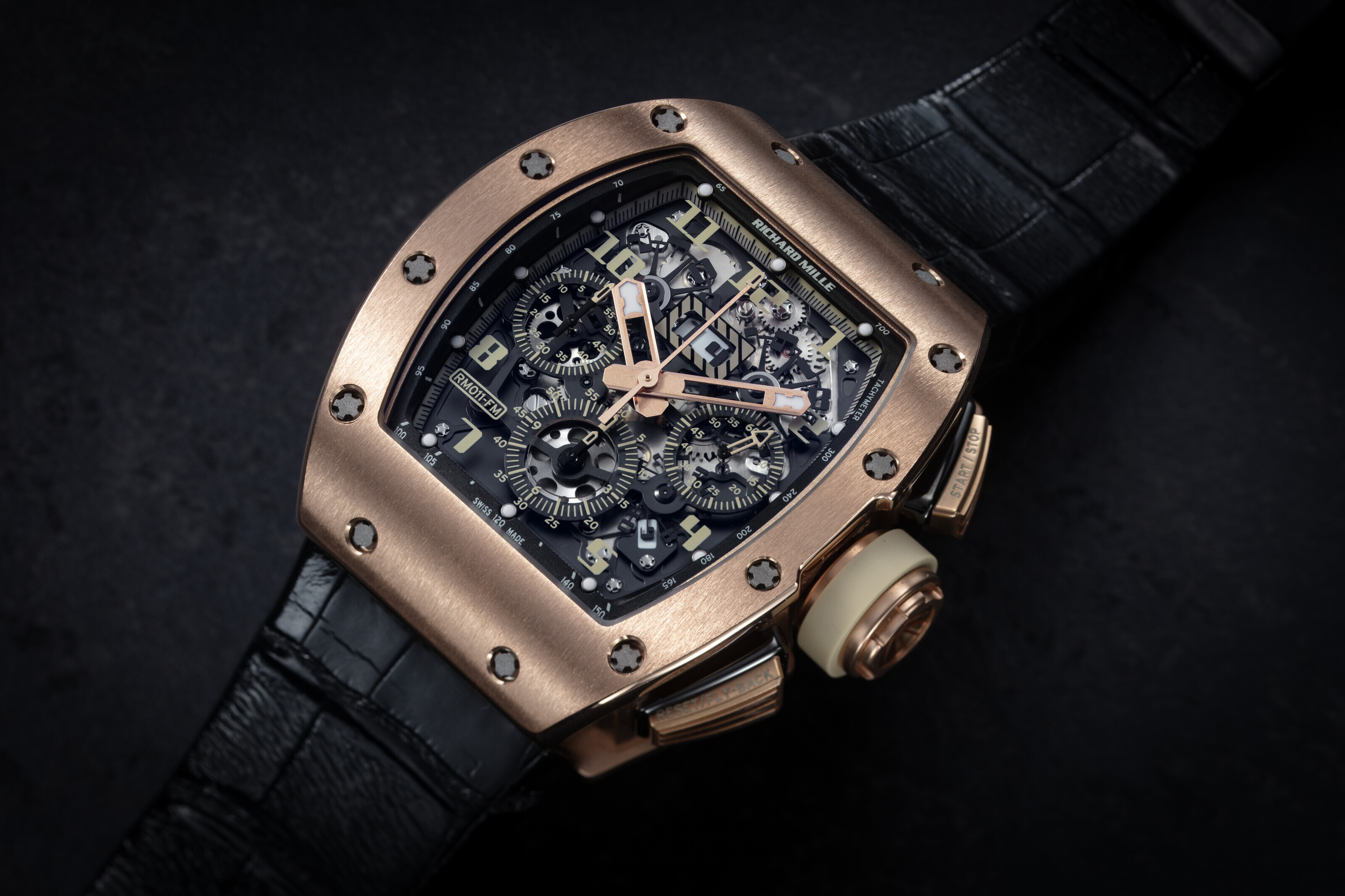 Richard mille rm 011 rose gold hot sale
