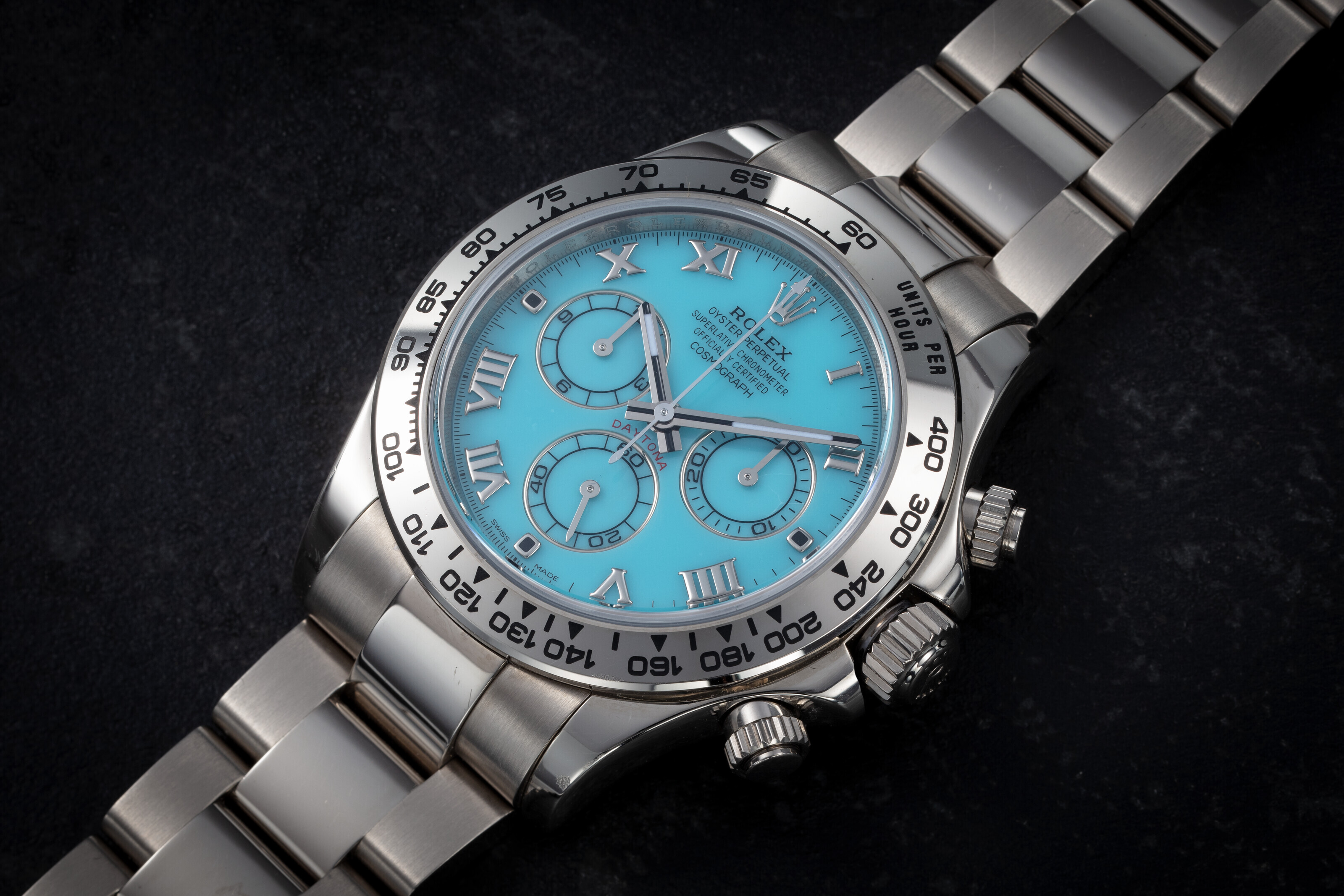 ROLEX, DAYTONA 116509, A RARE AND ATTRACTIVE 18K WHITE GOLD
