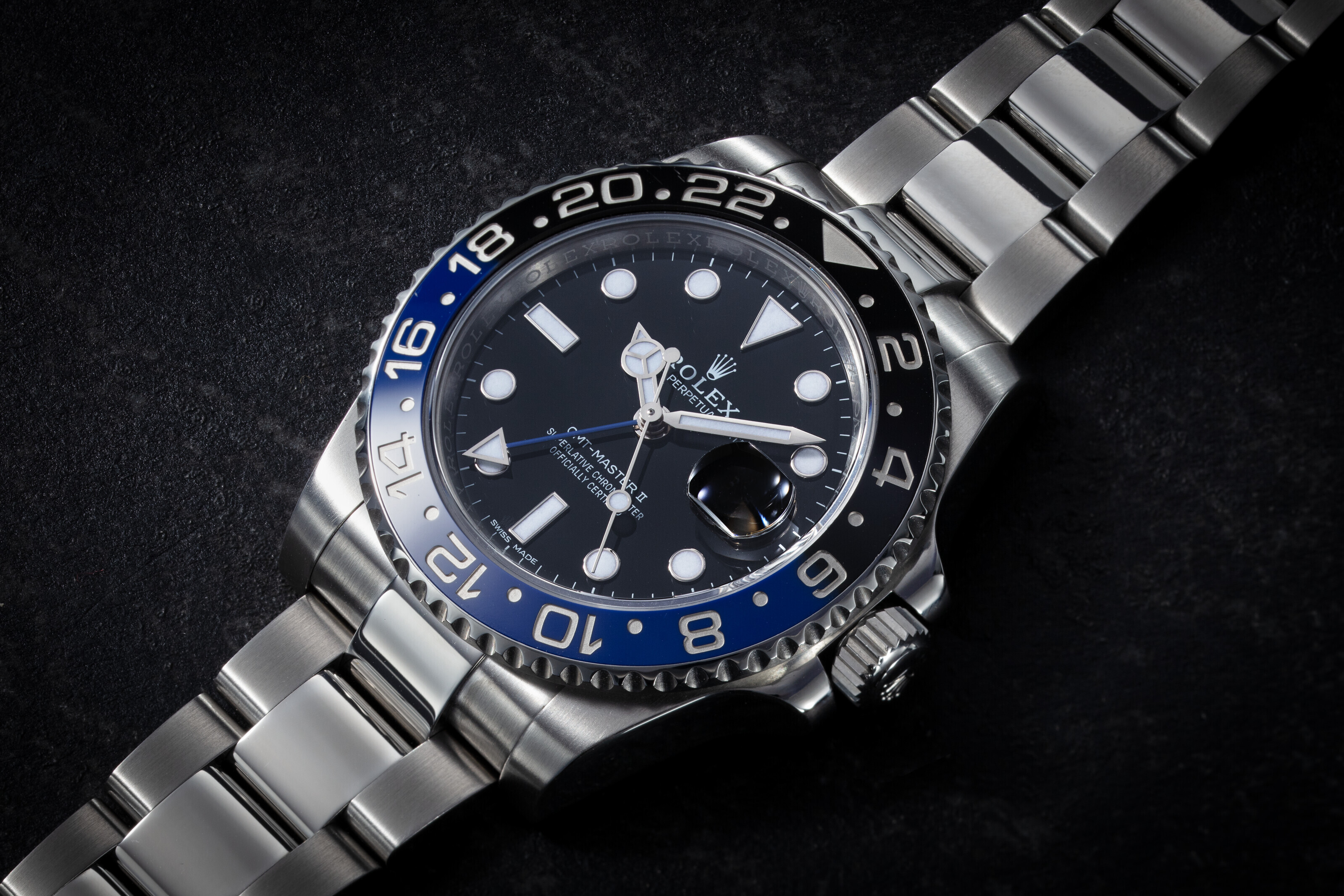 ROLEX, GMTMASTER II REF. 116719BLNR ‘BATMAN’, A STEEL AUTOMATIC DUAL