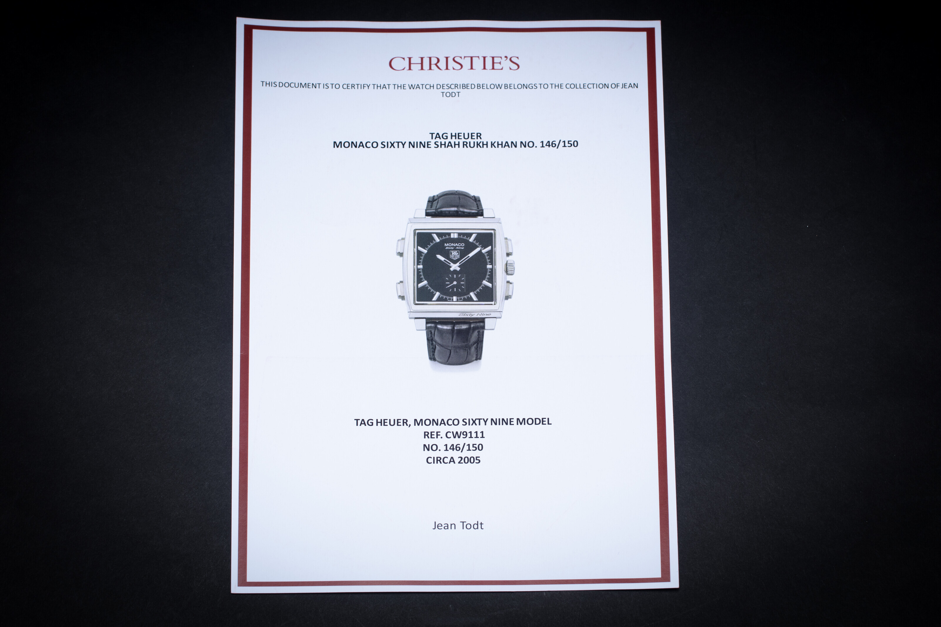 TAG HEUER MONACO SIXTY NINE A RARE STAINLESS STEEL LIMITED EDITION REVERSIBLE WRISTWATCH WITH DIGITAL DISPLAY MADE IN COLLABORATION WITH SHAH RUKH KHAN CASE NUMBER 146 150 Christie s