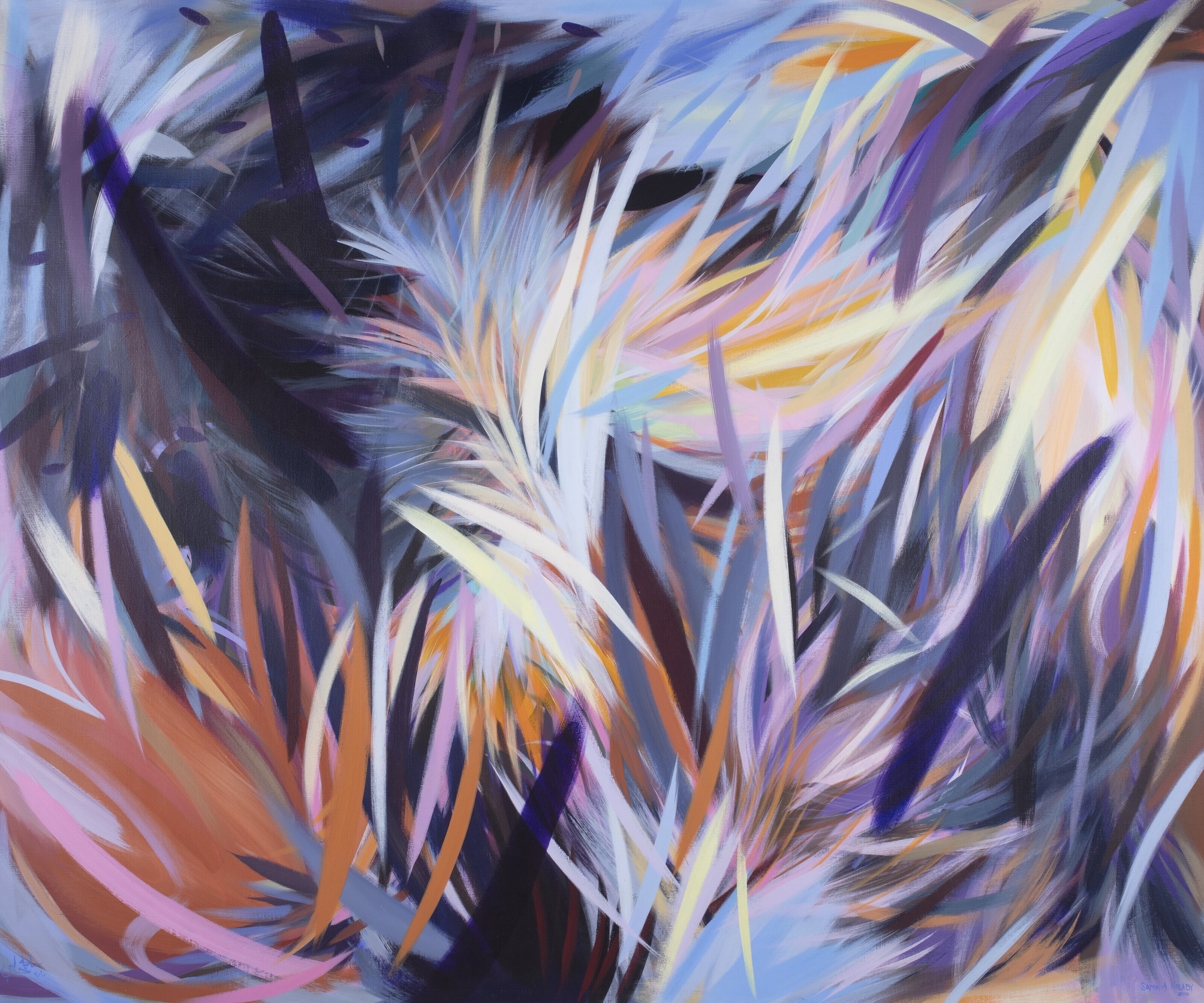 SAMIA HALABY (PALESTINIAN, B. 1936), Growing Wild | Christie's