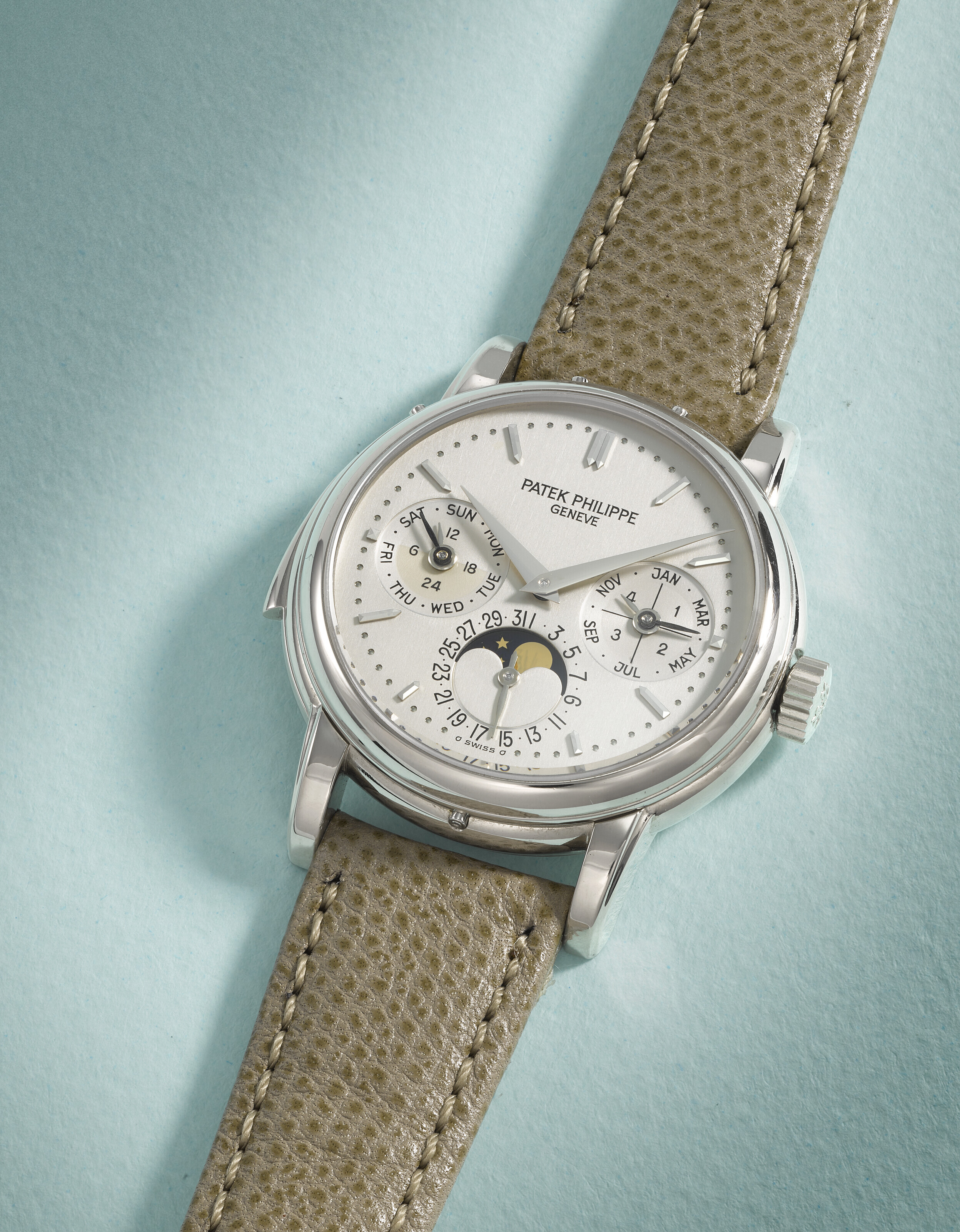 PATEK PHILIPPE. A HIGHLY IMPORTANT EXTREMELY RARE AND SUPERBLY