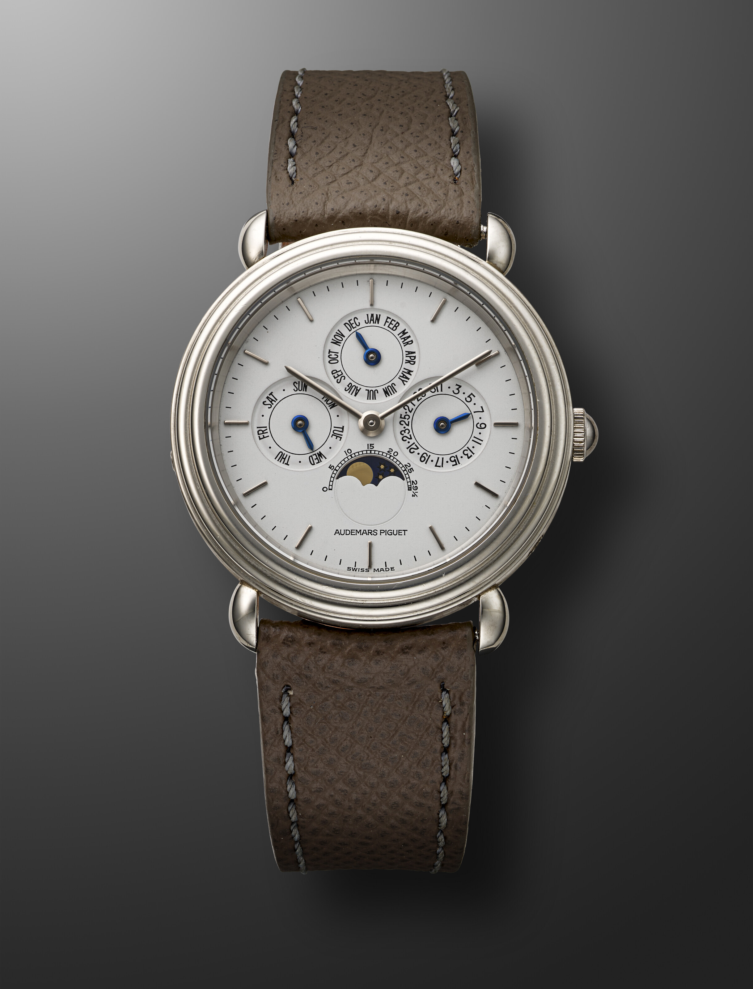 AUDEMARS PIGUET, LIMITED EDITION PLATINUM PERPETUAL CALENDAR AND MOON