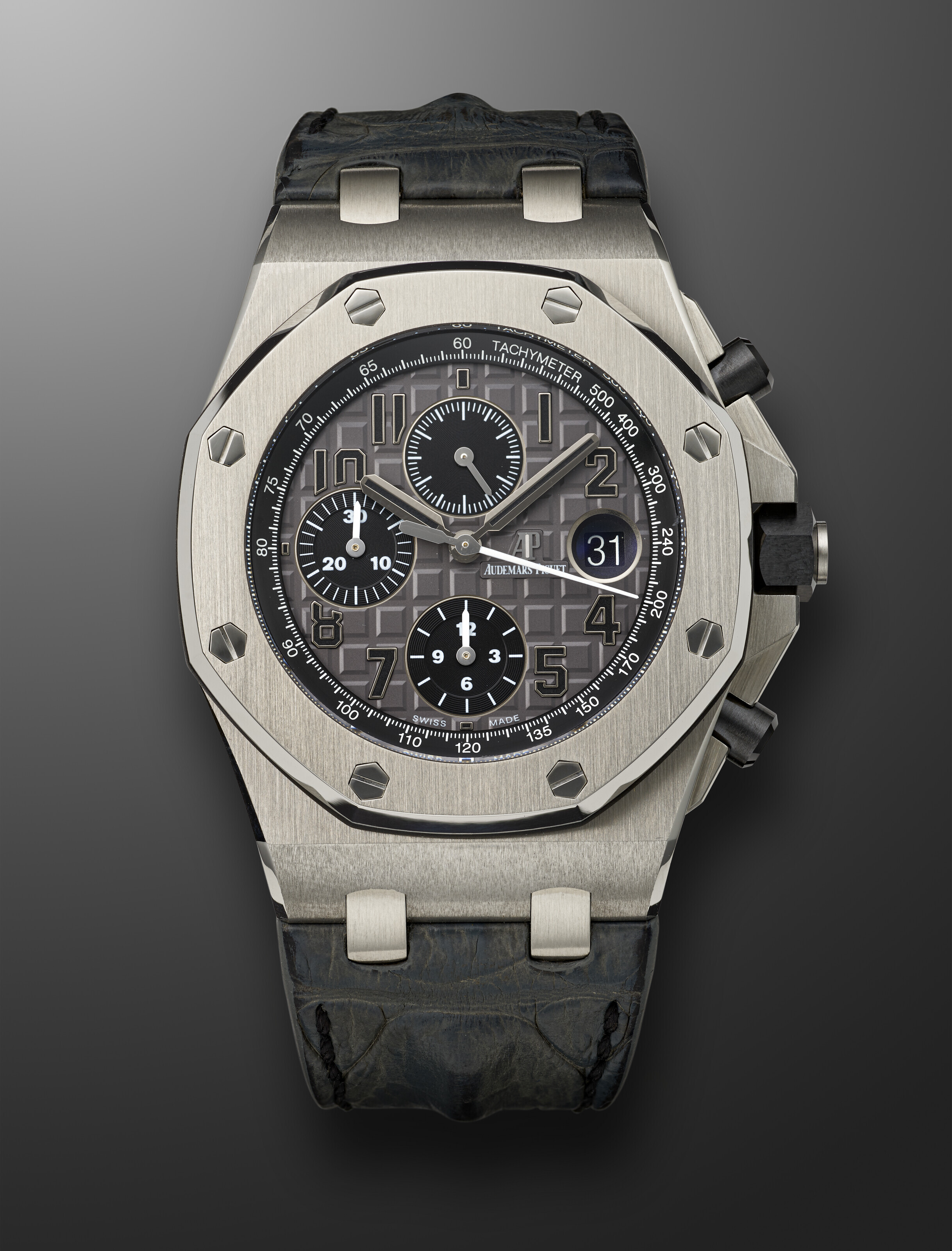 AUDEMARS PIGUET STAINLESS STEEL CHRONOGRAPH ROYAL OAK OFFSHORE